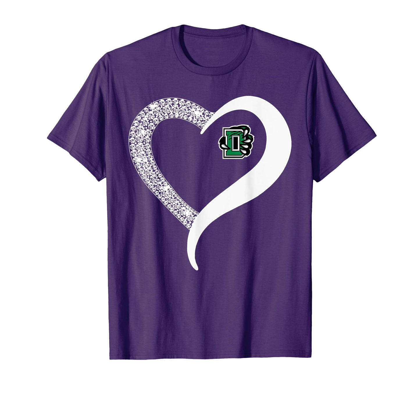 Derby Panthers Logo Diamond Heart HS T-Shirt