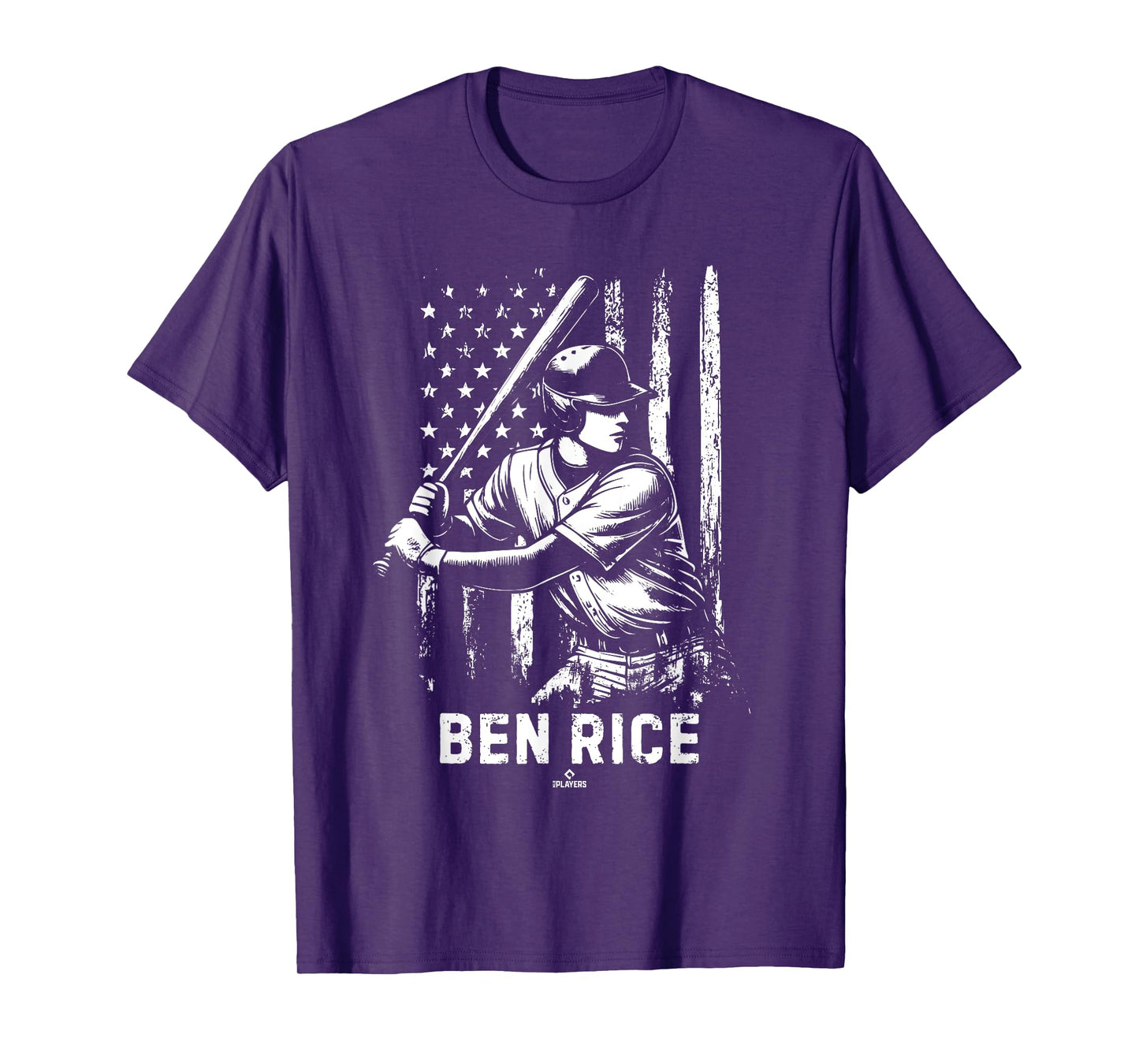 Player Illustration Flag Ben Rice Prospect Baseball Fan Gear T-Shirt