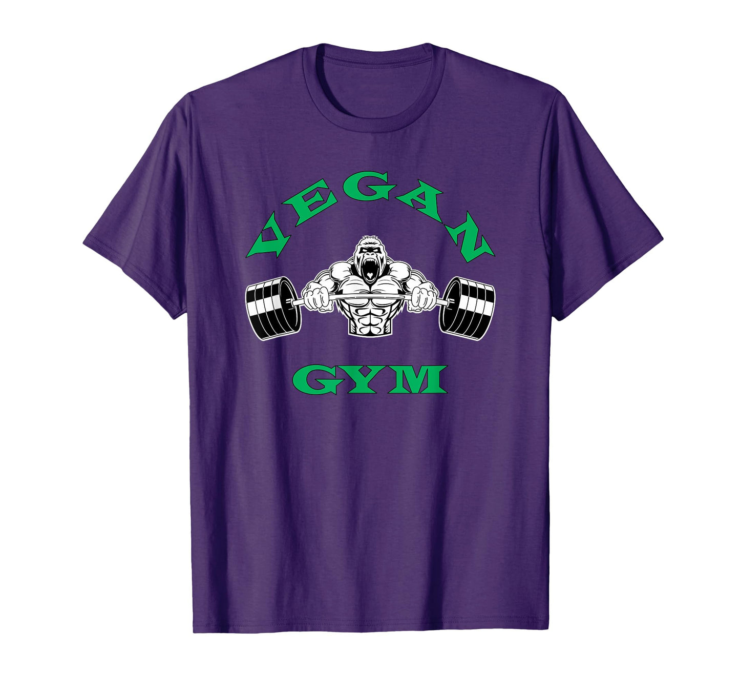 Vegan Shirt - Strong Gorilla Vegetarian Plant Based Gym Tee T-Shirt