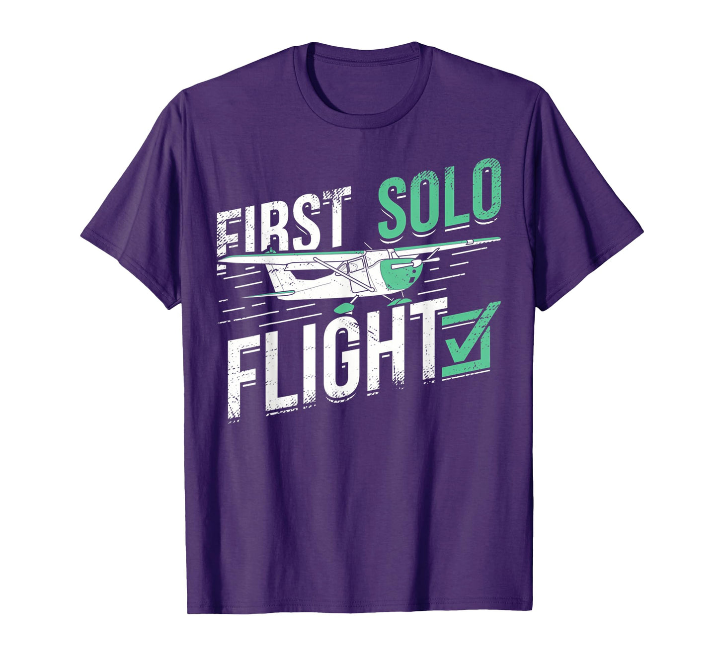 First Solo Flight Funny Pilot Airplane Flying Gifts T-Shirt