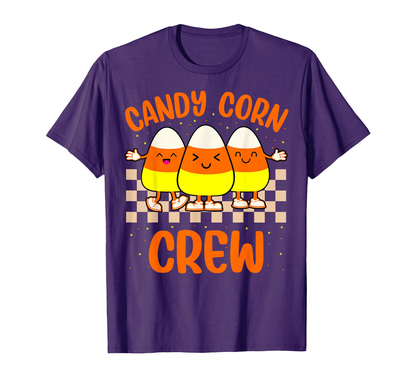 Candy Corn Crew Halloween Costume Family Friends Matching T-Shirt