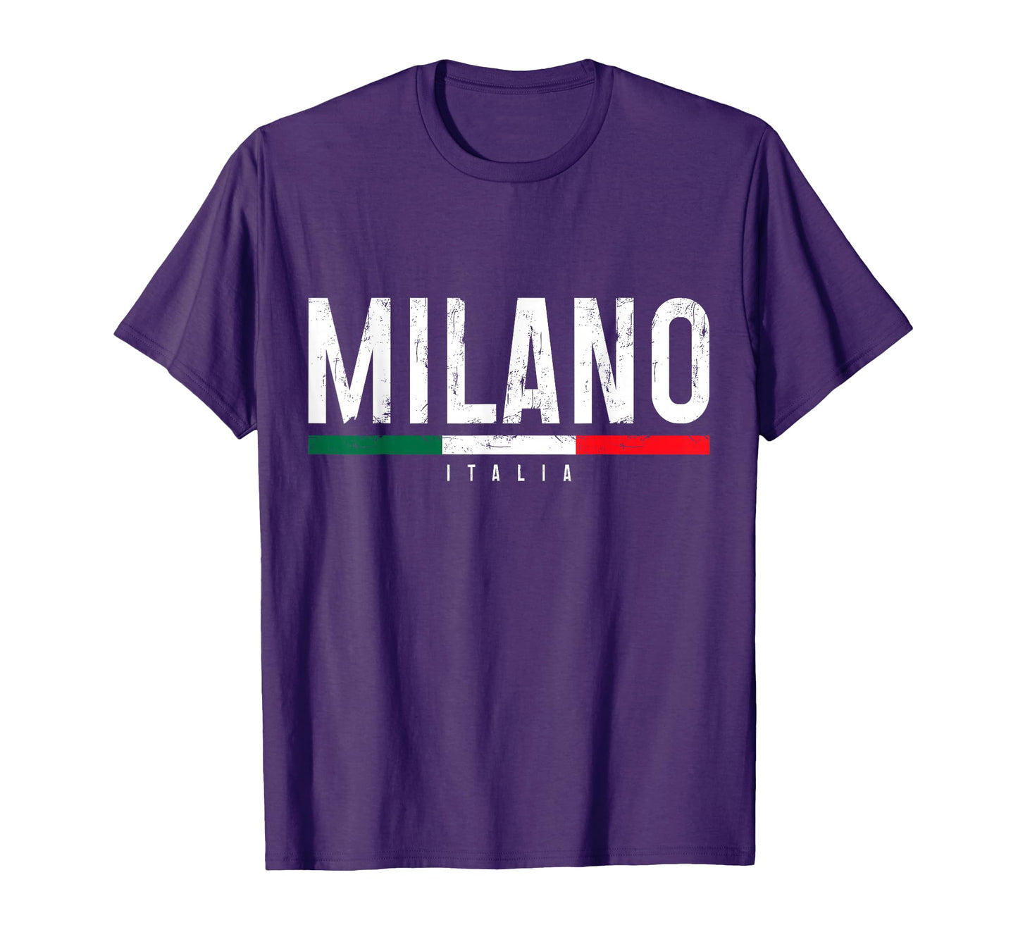Milano Italia Italian Flag Vintage Italy Souvenir T-Shirt