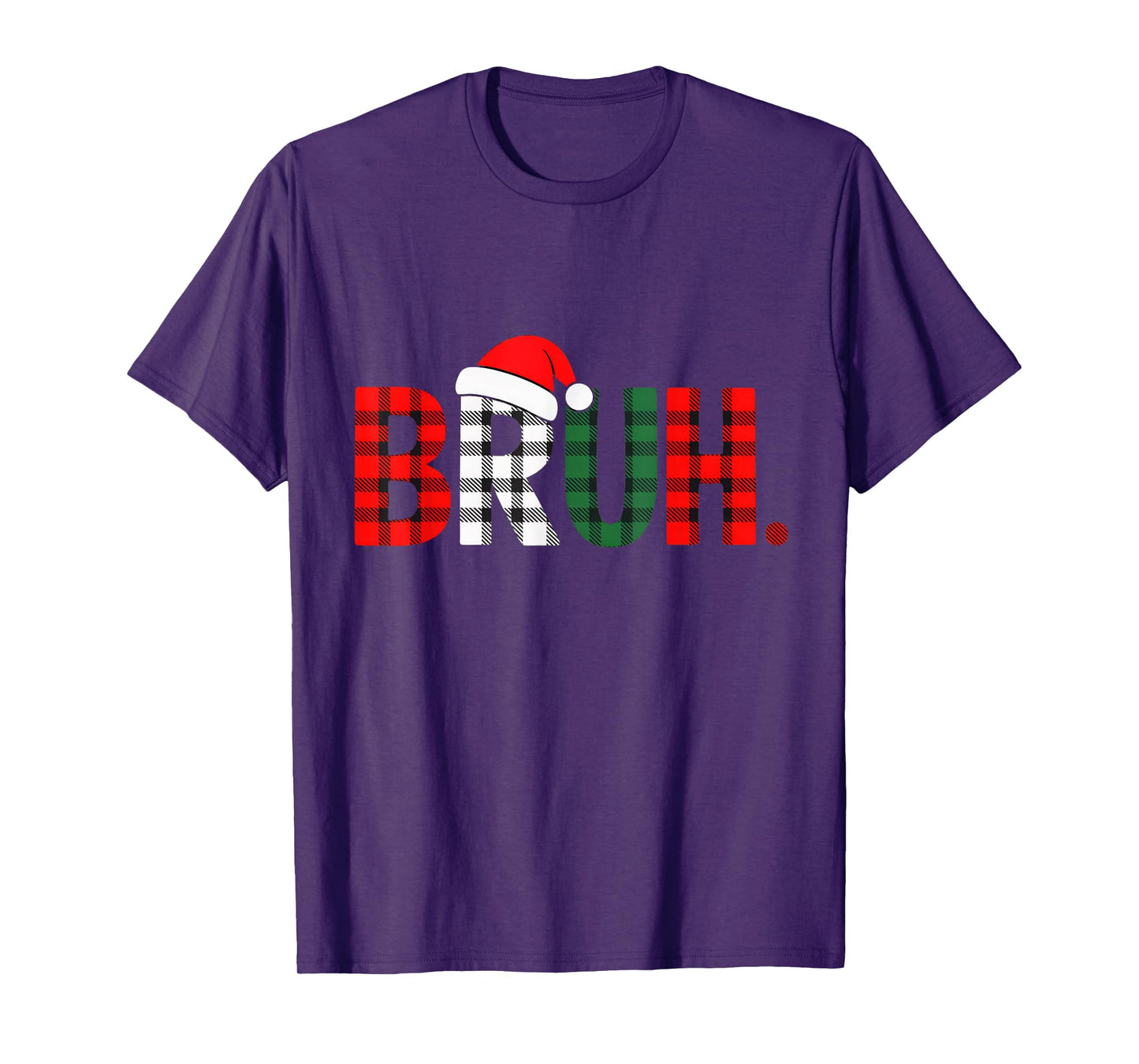 Bruh Funny Christmas Meme Xmas Teens Boys Kids Xmas Pajamas T-Shirt
