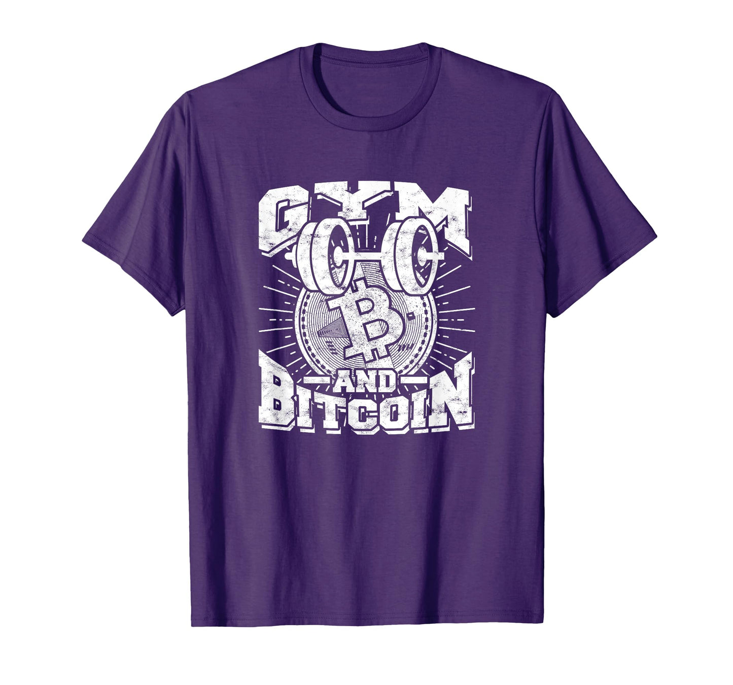 Gym and bitcoin – Btc & Crypto workout T-Shirt