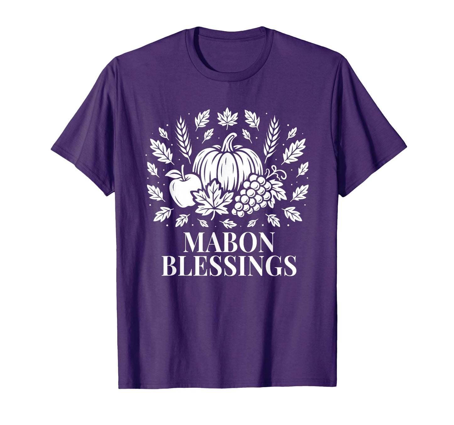Mabon Blessings for Fall Harvest Pagan Equinox Sabbat Art T-Shirt