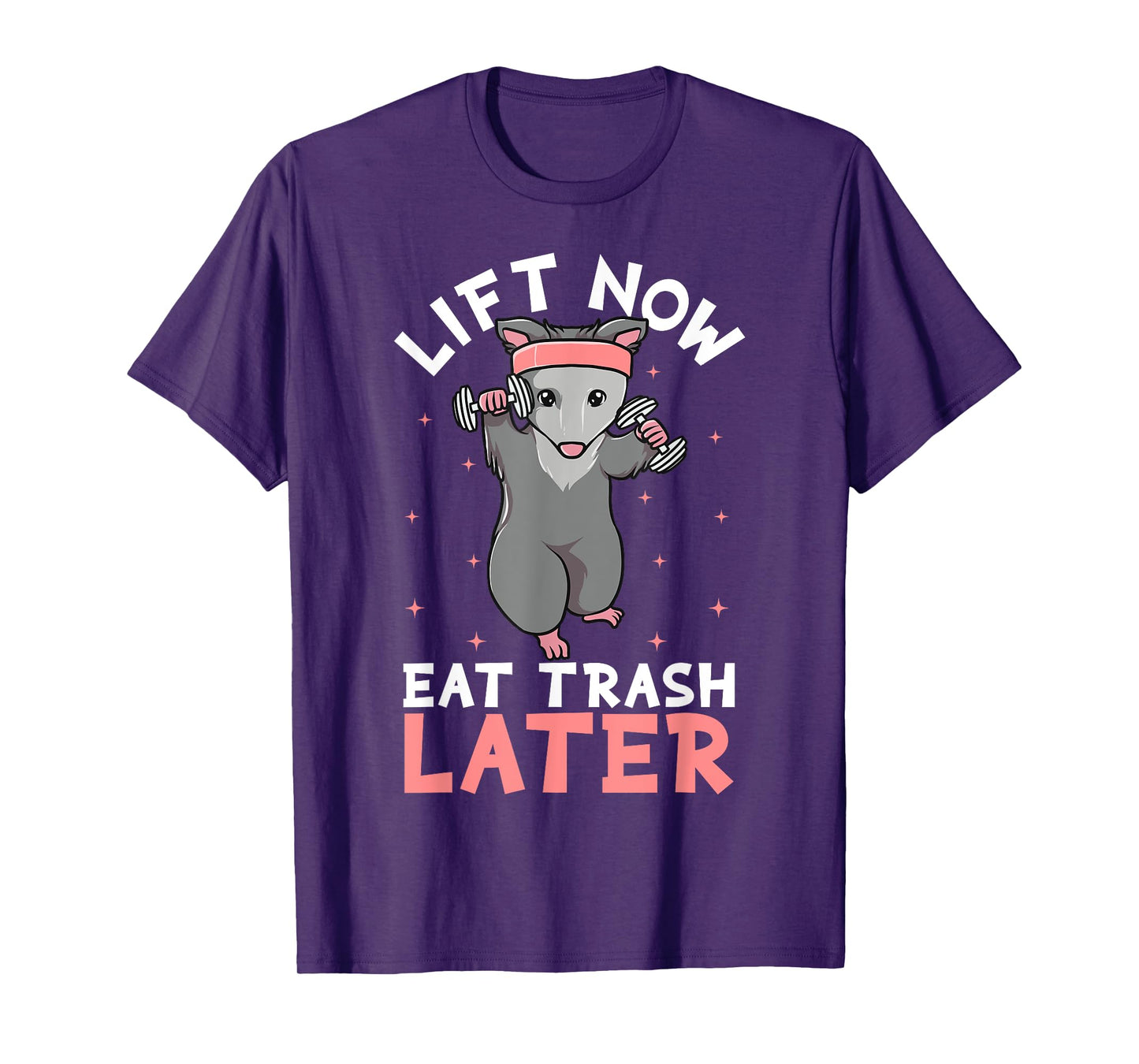 Lifting Opossum Tshirt Funny Workout Gift Bodybuilding T-Shirt