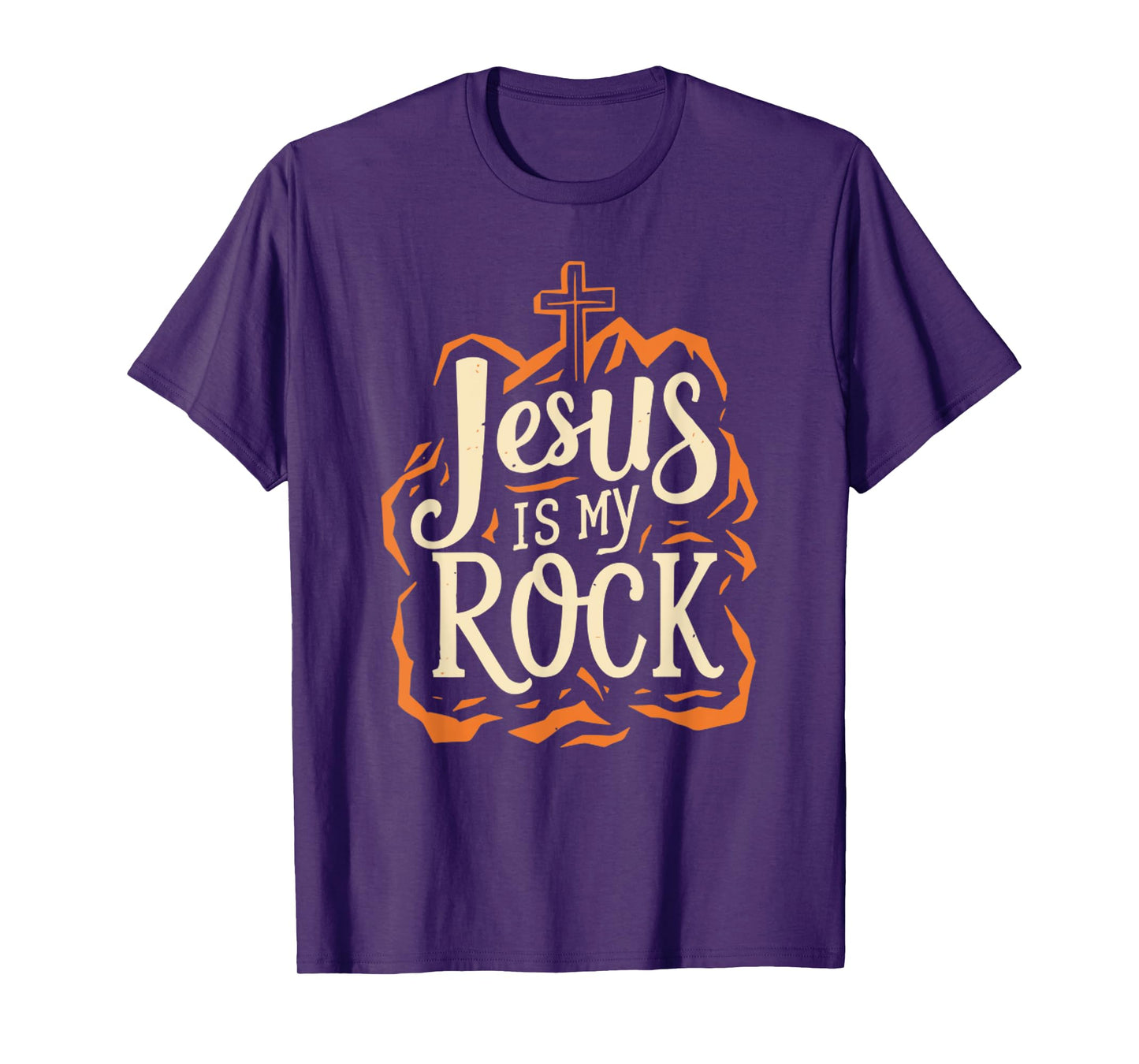 Jesus Is My Rock Jesus Quote Bible Christian T-Shirt