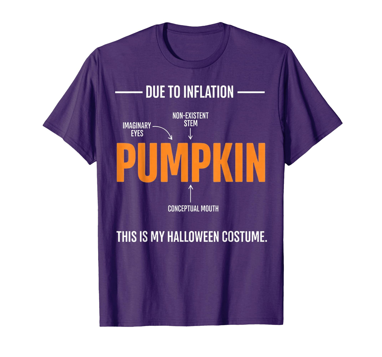 Pumpkin Halloween Costume Funny Halloween 2025 T-Shirt