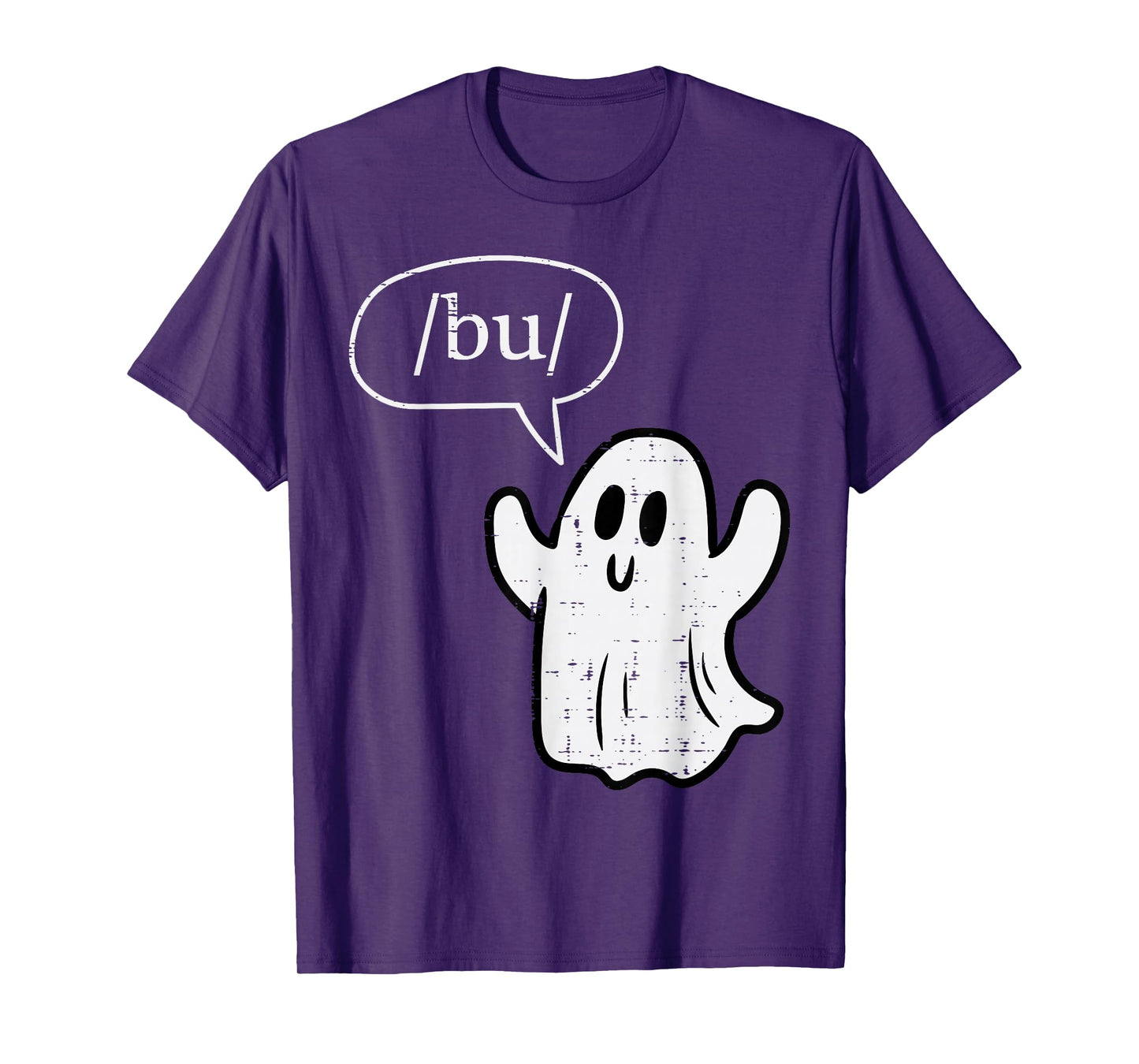 Halloween Speech Therapy Ghost Bu Boo SLP Costume Men Women T-Shirt