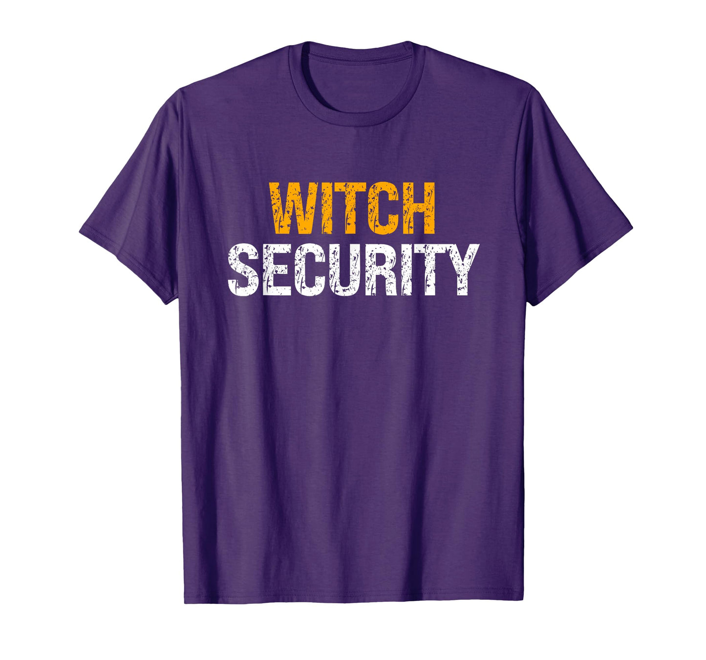 Witch Security Guard for Men and Halloween Fun T-Shirt