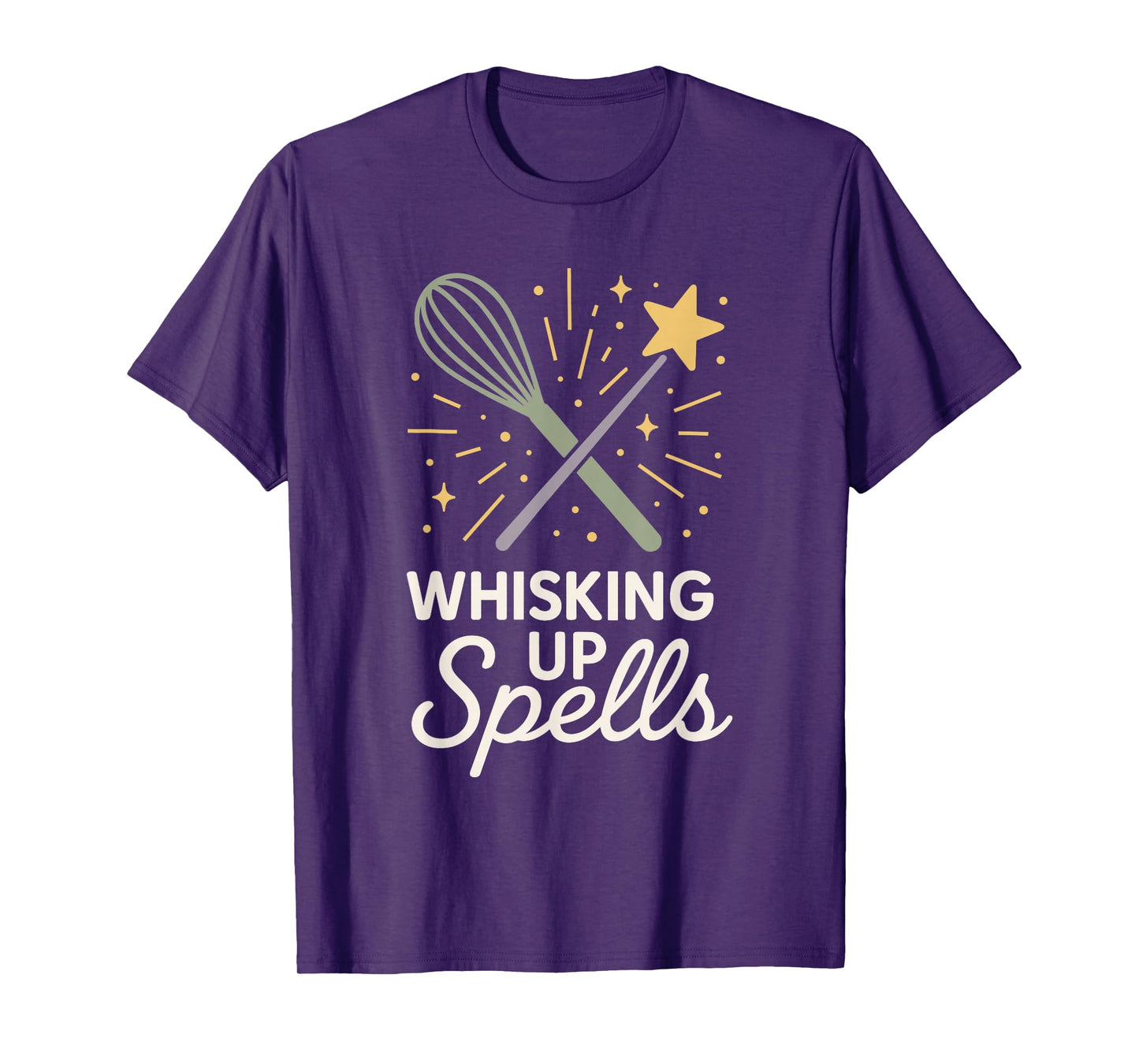 Kitchen Witch Herbs Magic Moonlight Cooking Pagan Vibes T-Shirt
