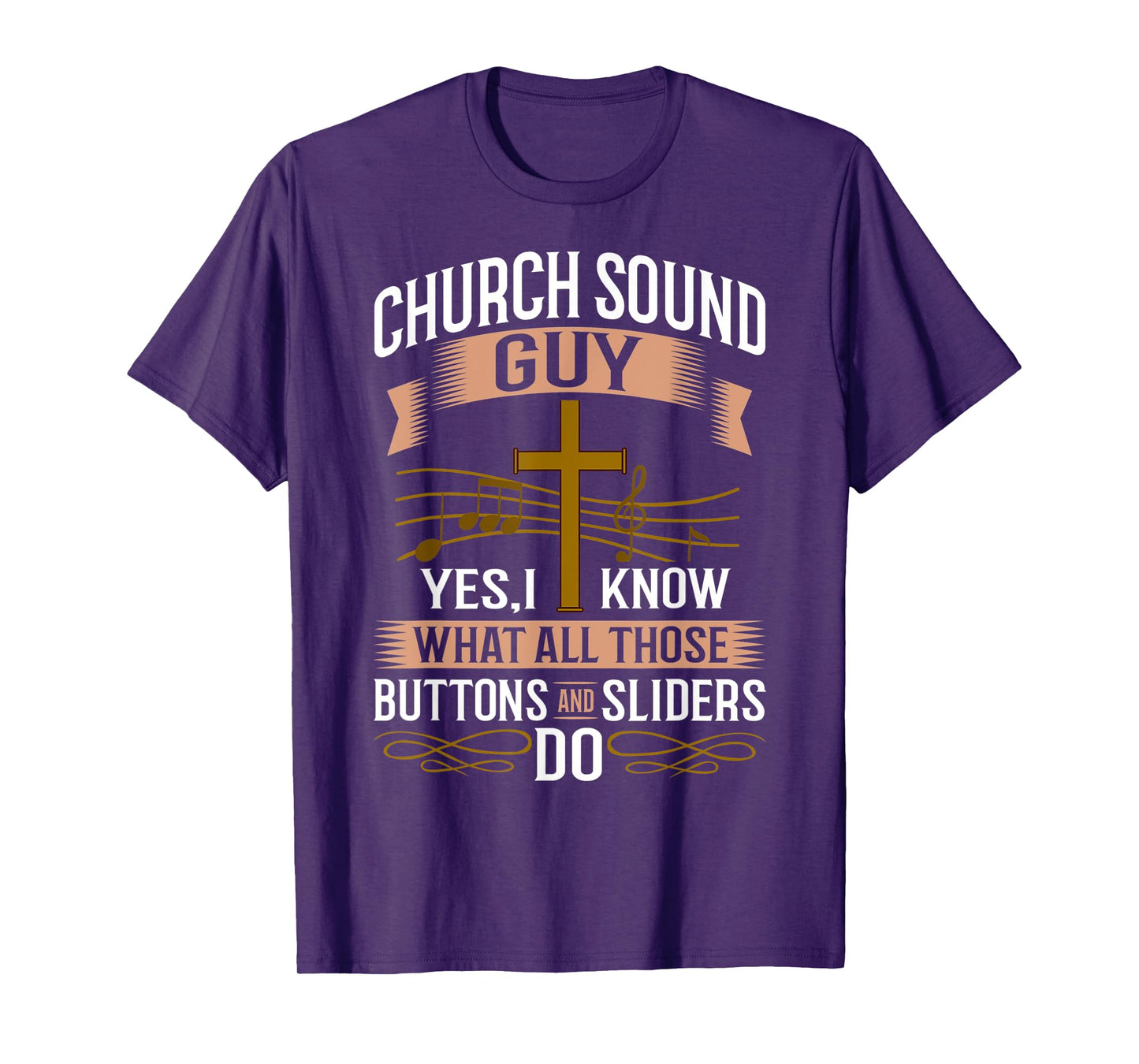 Church Sound Engineer Audio System Music Christian T-Shirt