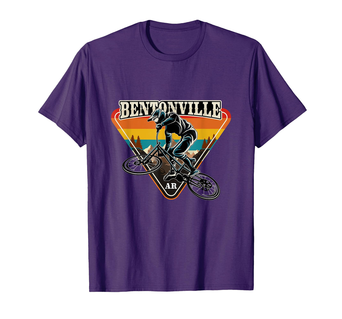 Bentonville Arkansas Mountain Bike Cycling Adventure Sport T-Shirt