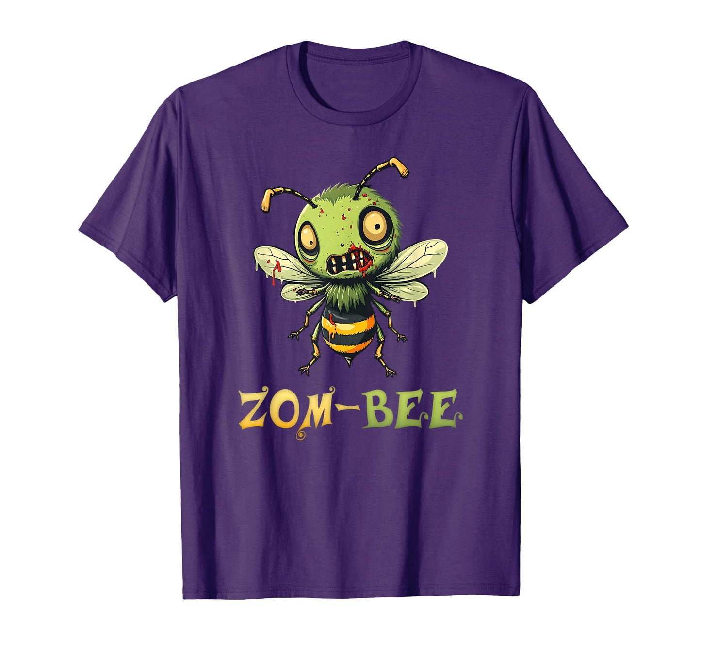 Zom-bee Adorably Creepy Funny Zombie Bee Pun T-Shirt