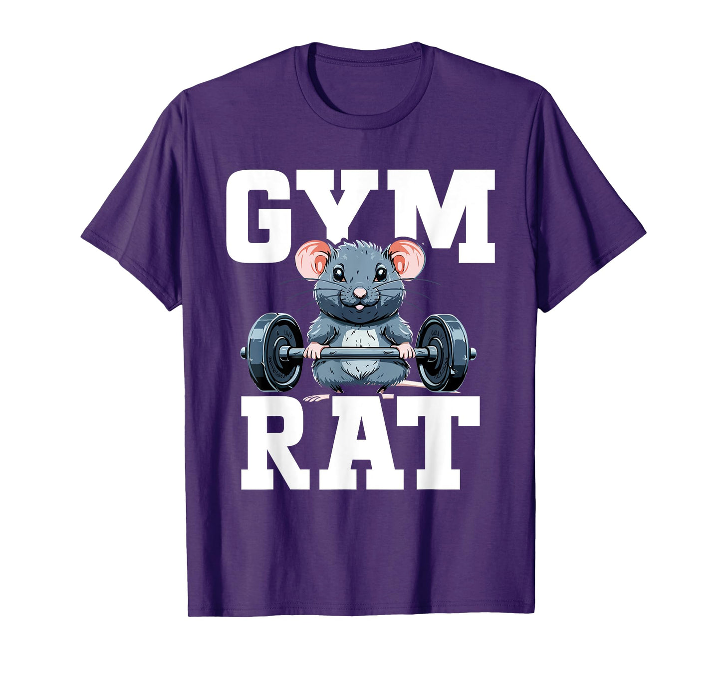Funny Sport Gym Rat Fitness Bodybuilding T-Shirt