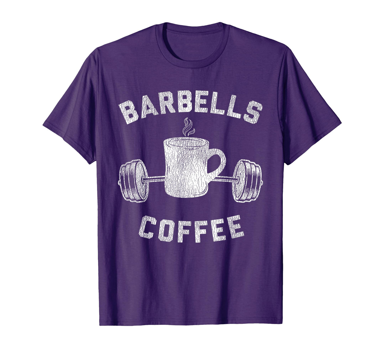 Barbells Coffee - Breakfast and Weights T-Shirt