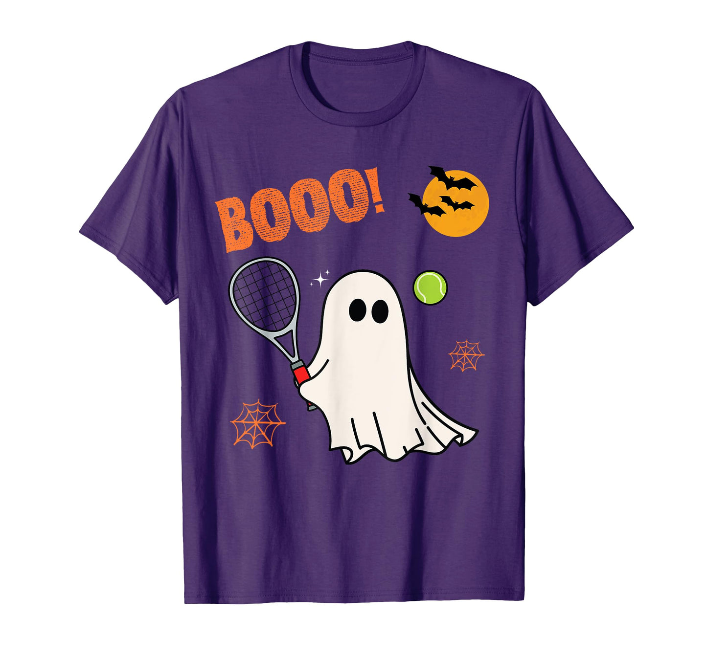 Vintage Halloween Skeleton Tennis Funny Spooky Costume T-Shirt