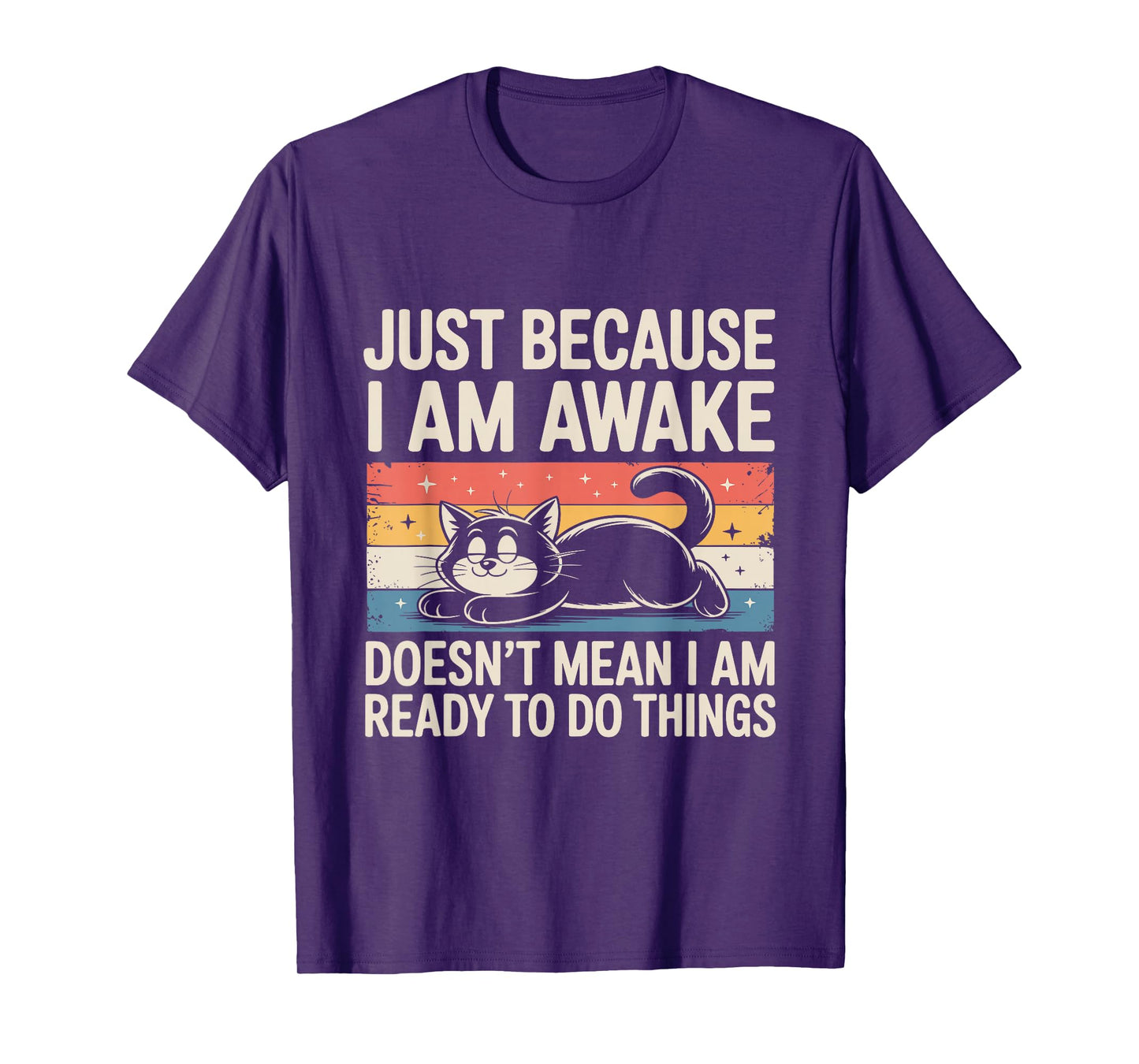 Funny Lazy Cat Meme Weird Stuff Lover Men Women Boys Girls T-Shirt