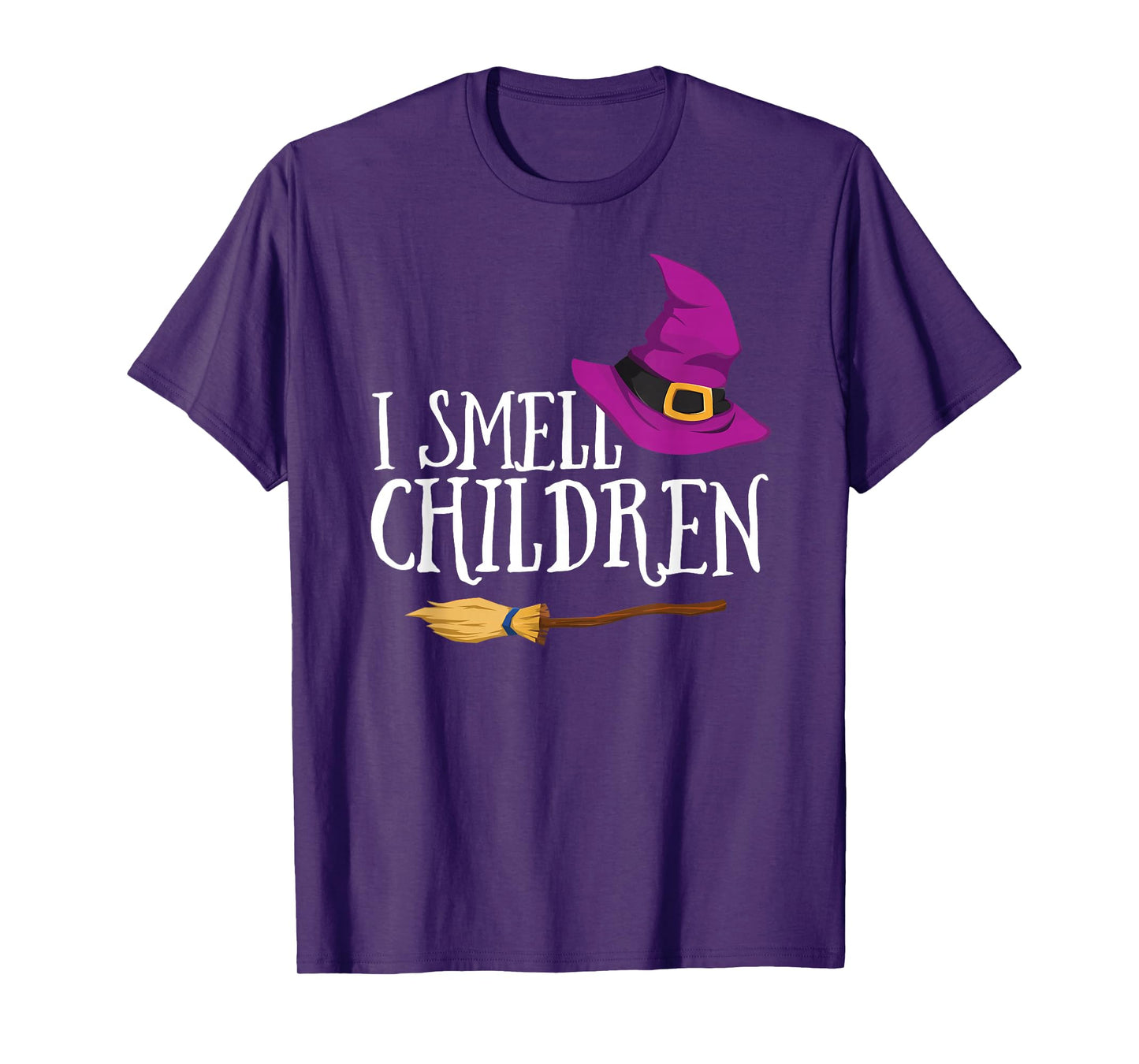 I Smell Children Teacher Halloween Witch Fall Easy Costume T-Shirt