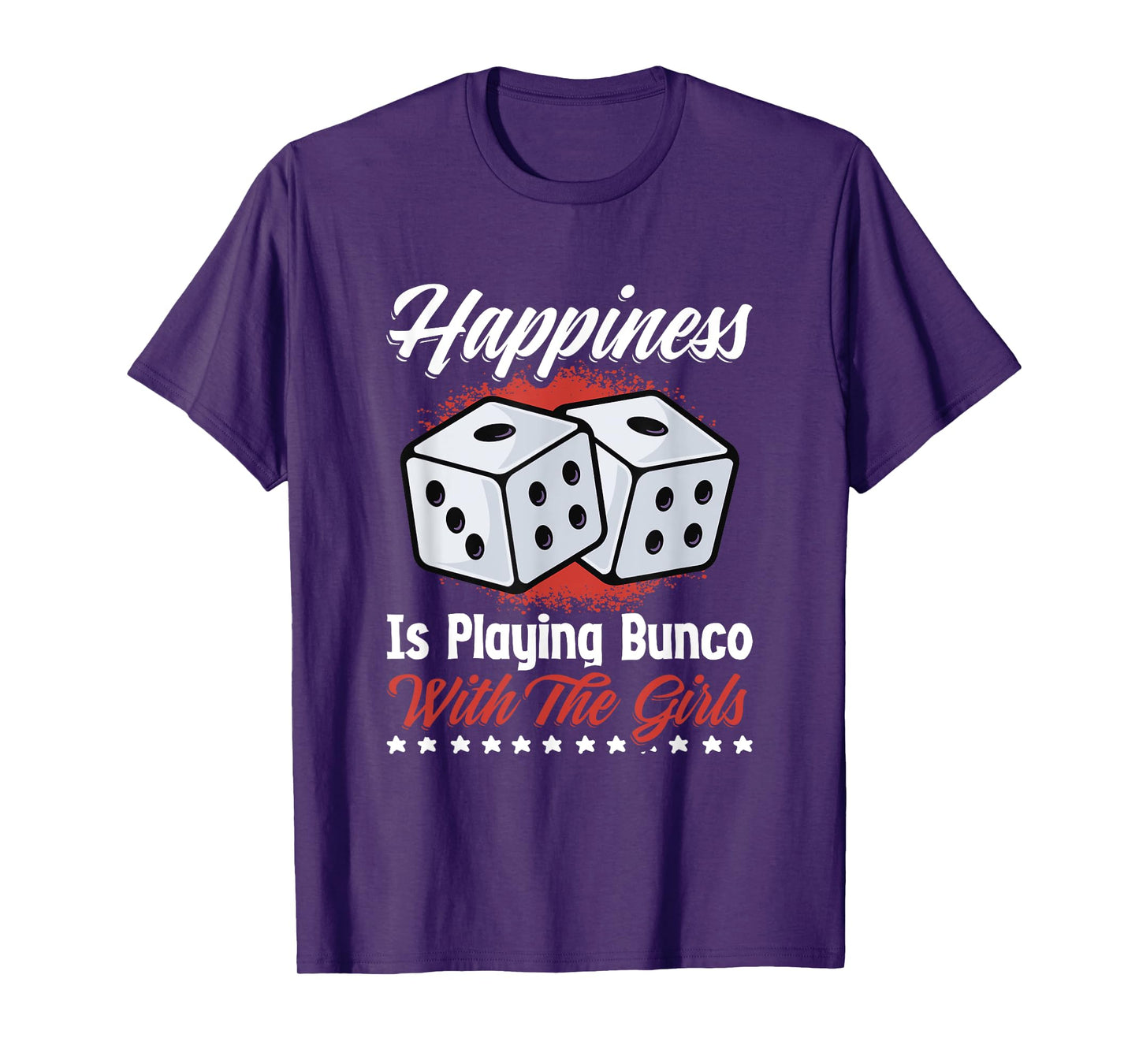 Playing Bunco With Girls Game Night Funny Bunco Player T-Shirt