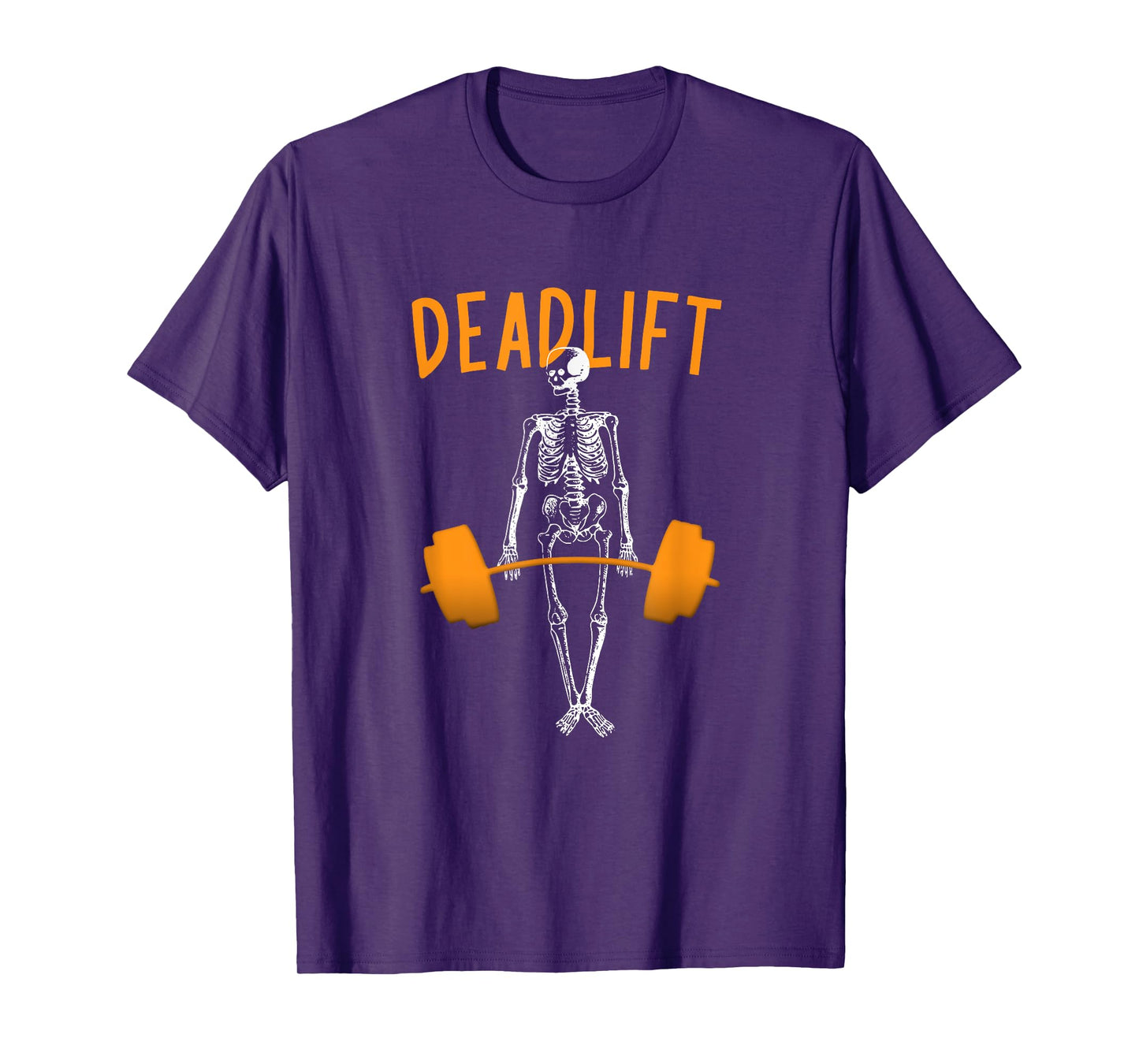 Deadlifts Fitness Workout: Funny Skeleton Halloween Pumper T-Shirt