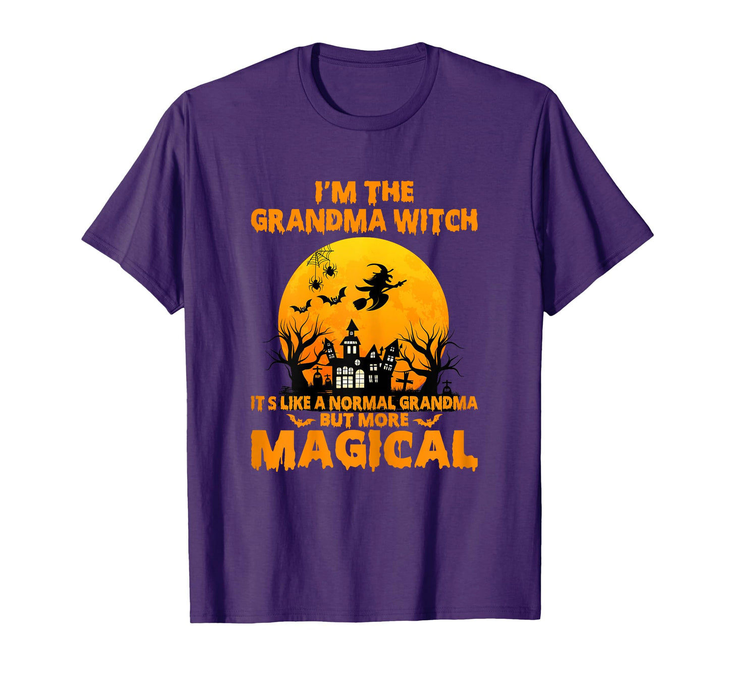 I'm The Grandma Witch It's Like A Normal Grandmom Halloween T-Shirt