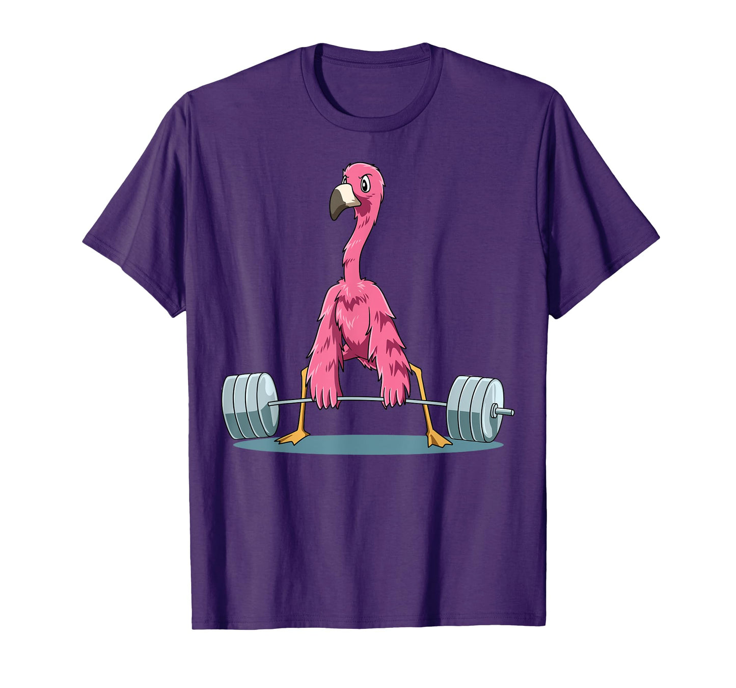 Weightlifting Flamingo Deadlifting Flamingo Powerlifting Gym T-Shirt