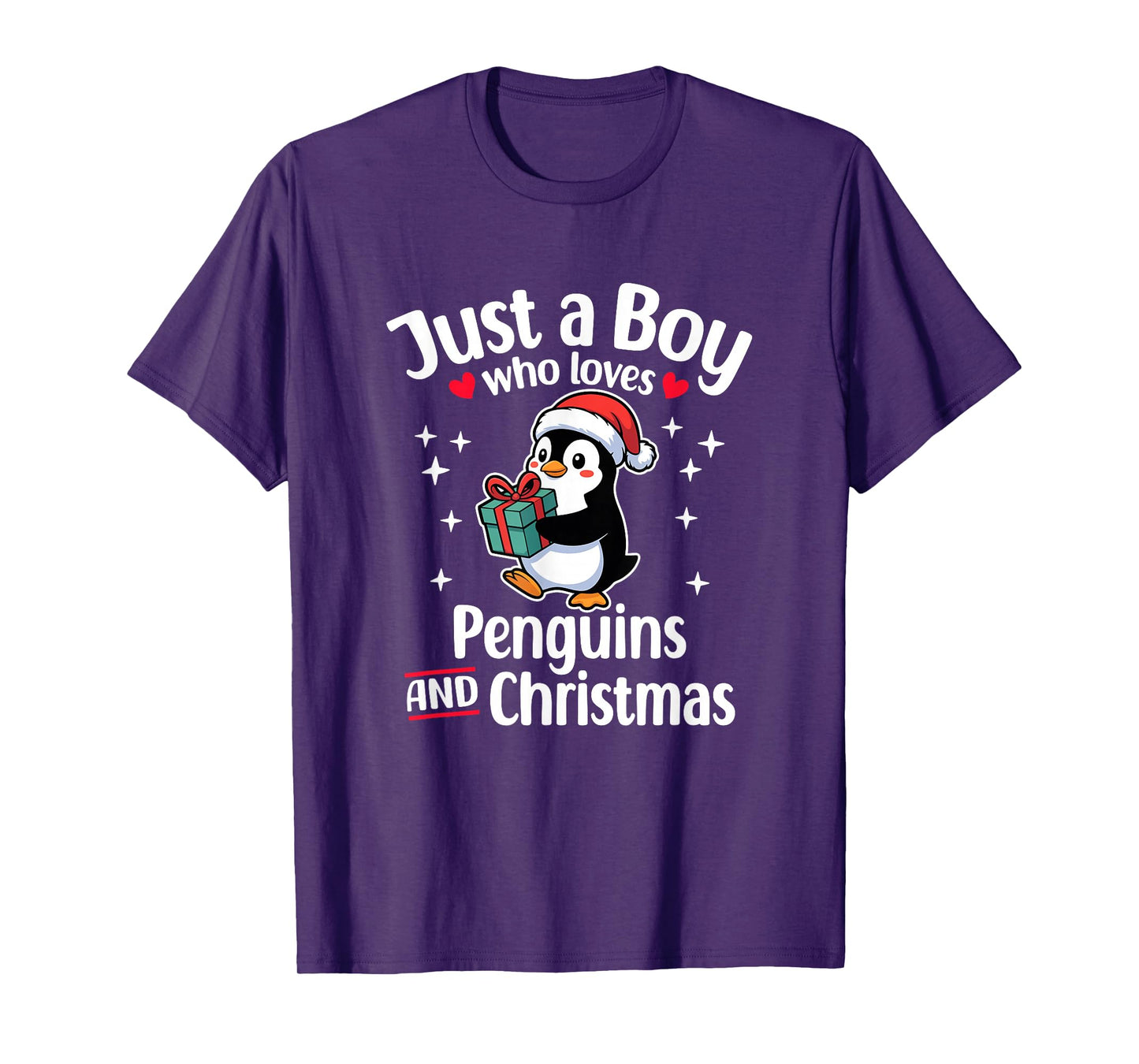 Just a Boy Who Loves Penguins Hot Cocoa T-Shirt