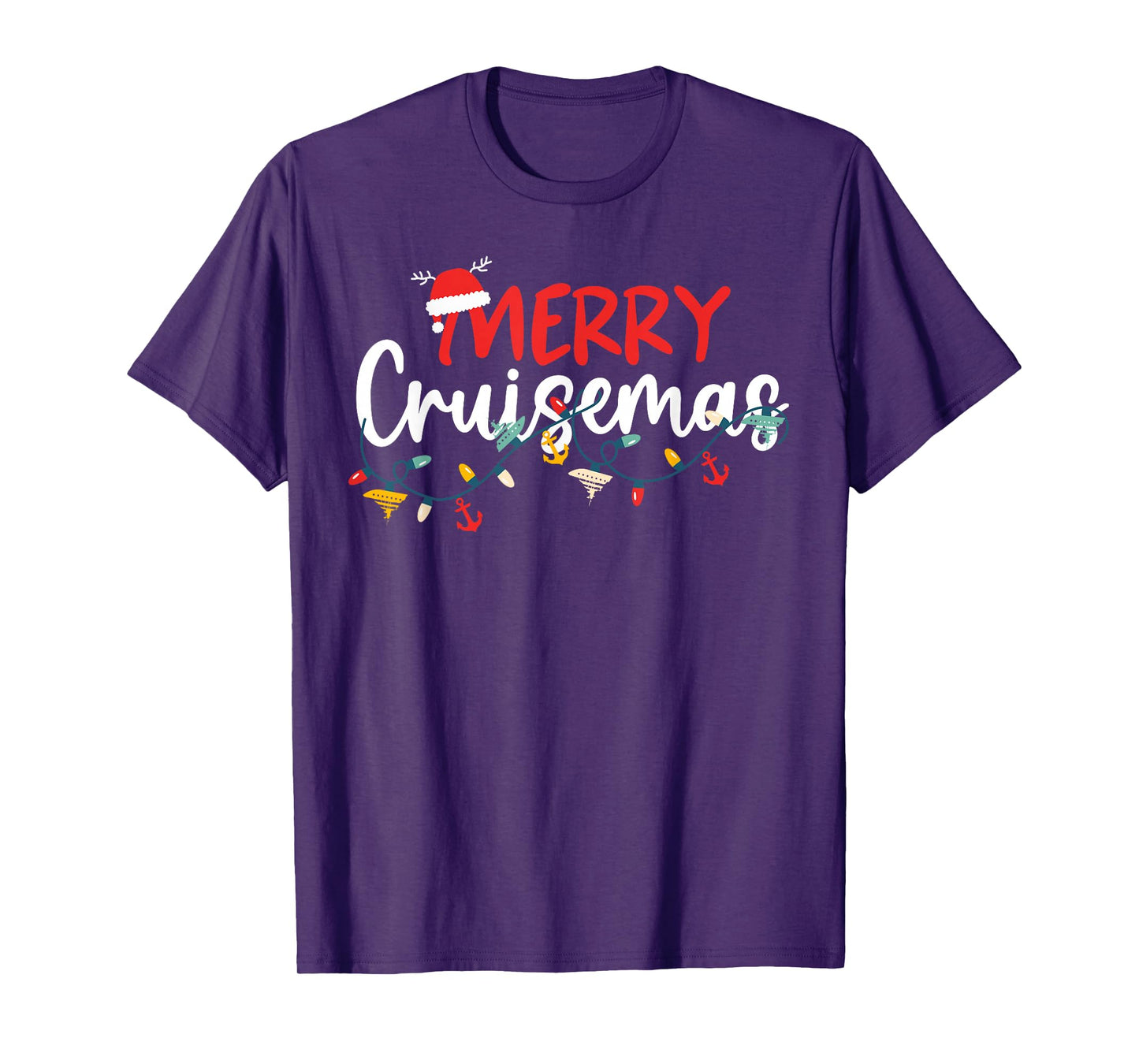 Merry Cruisemas Christmas Xmas Cruise Family Pajamas Holiday T-Shirt