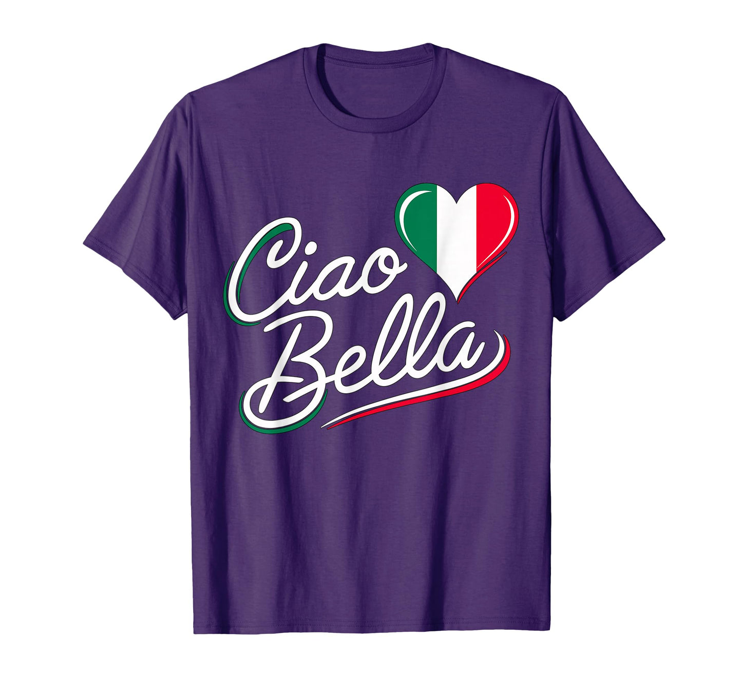Ciao Bella Italian Italy Flag T-Shirt