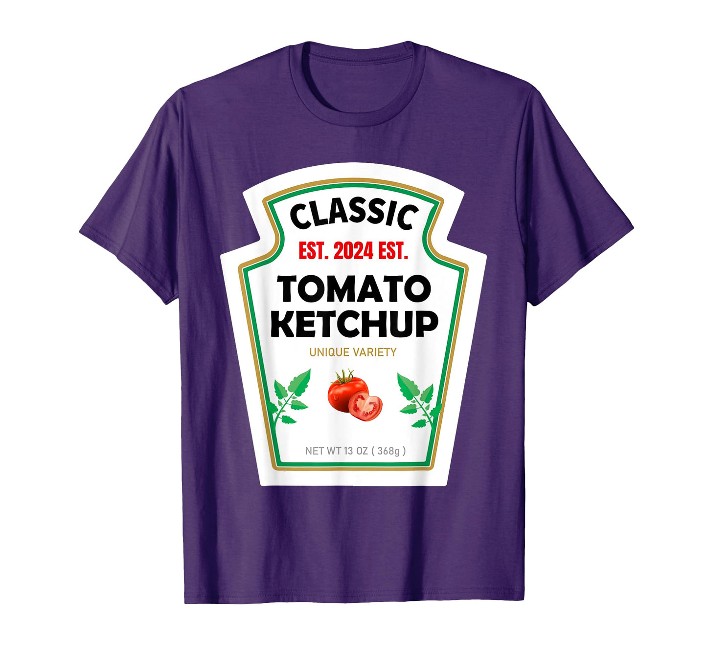 Red Ketchup DIY Costume Matching Couples Groups Halloween T-Shirt