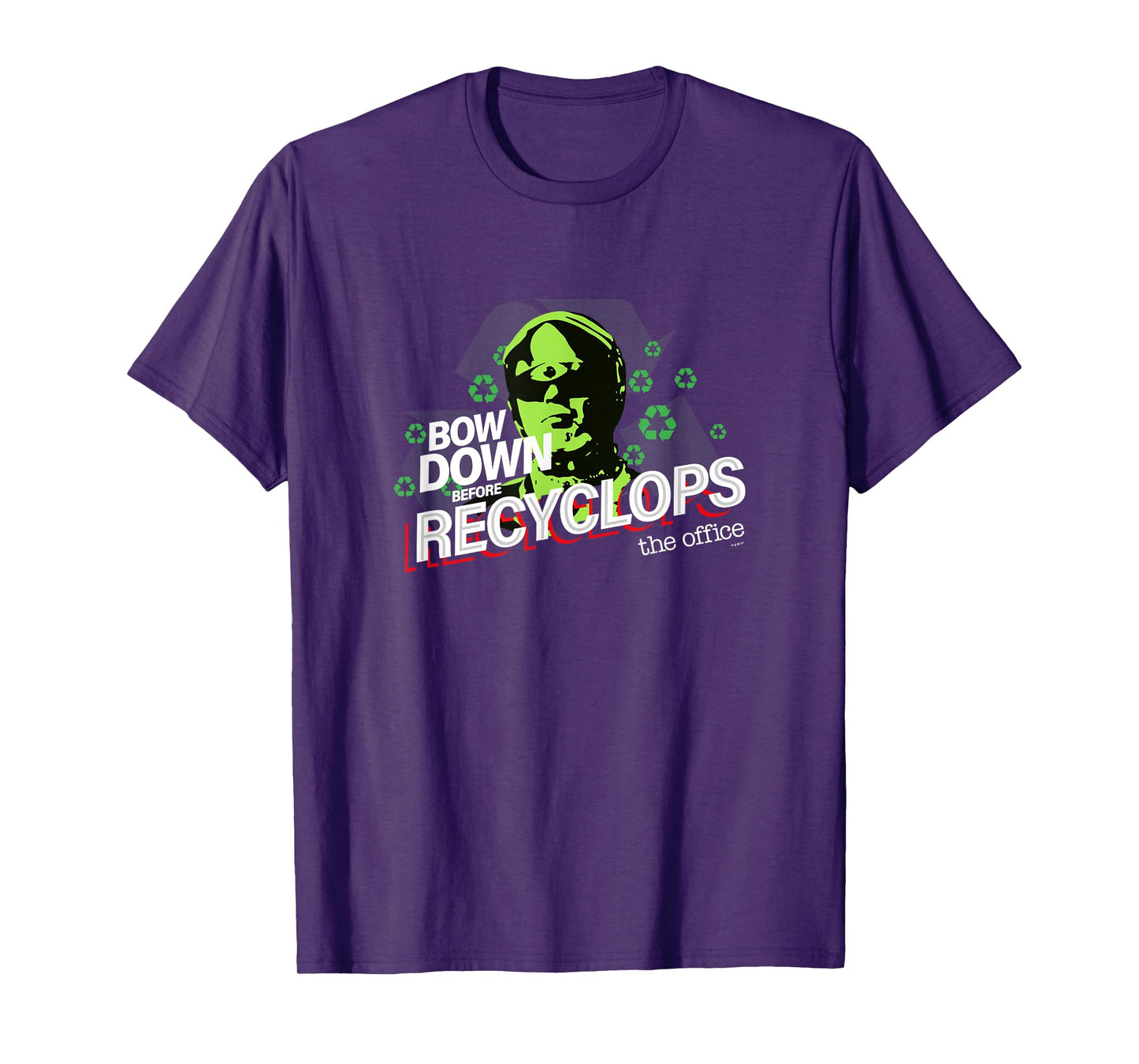 The Office Dwight Schrute Bow Down Before Recyclops T-Shirt T-Shirt