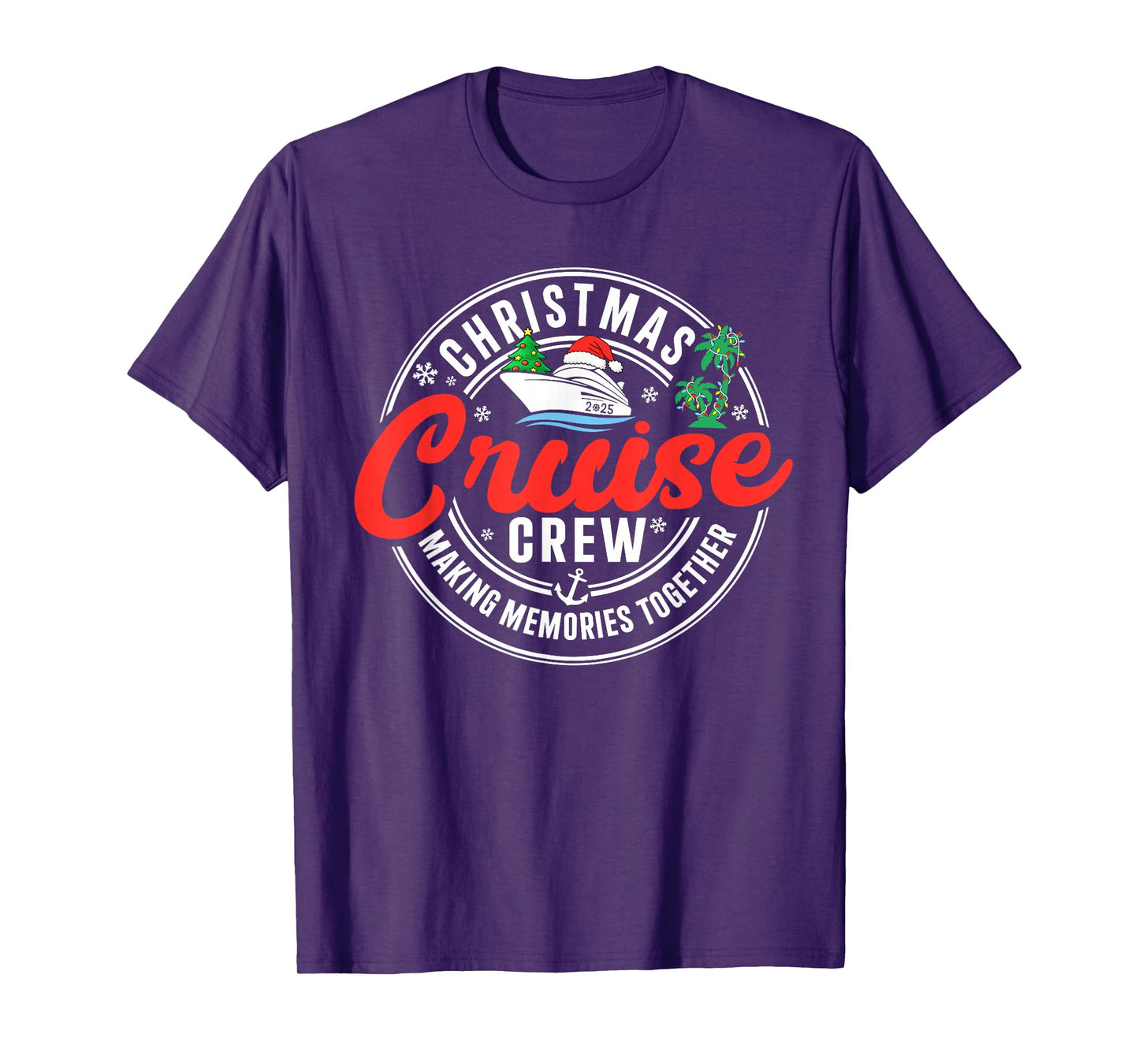 Christmas Cruise Crew Making Memories Together Family Pajama T-Shirt