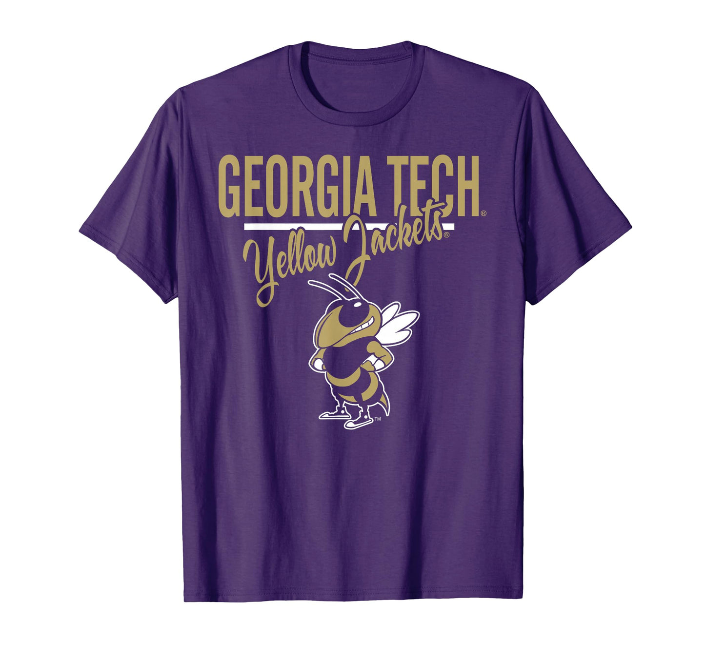 Georgia Tech Yellow Jackets Mascot Navy Officially Licensed T-Shirt