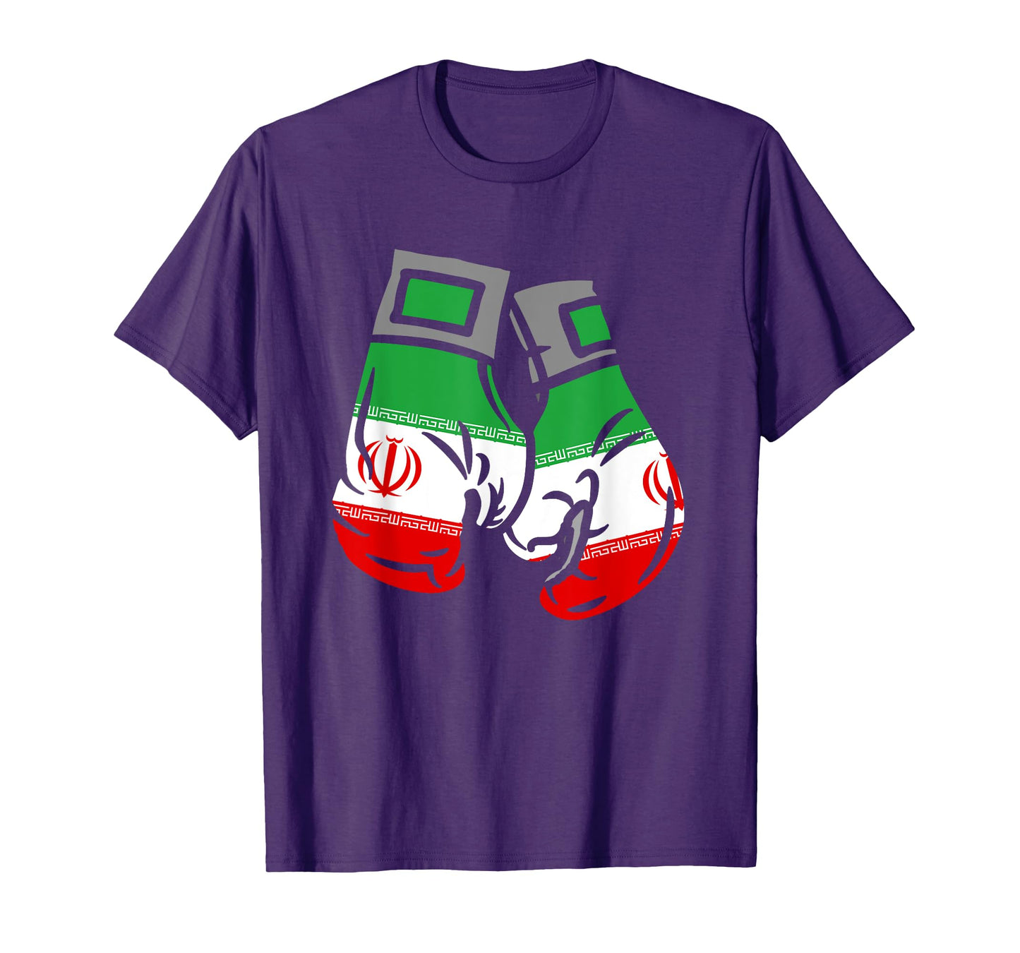 Boxing Glove With The Flag Of Iran T-Shirt
