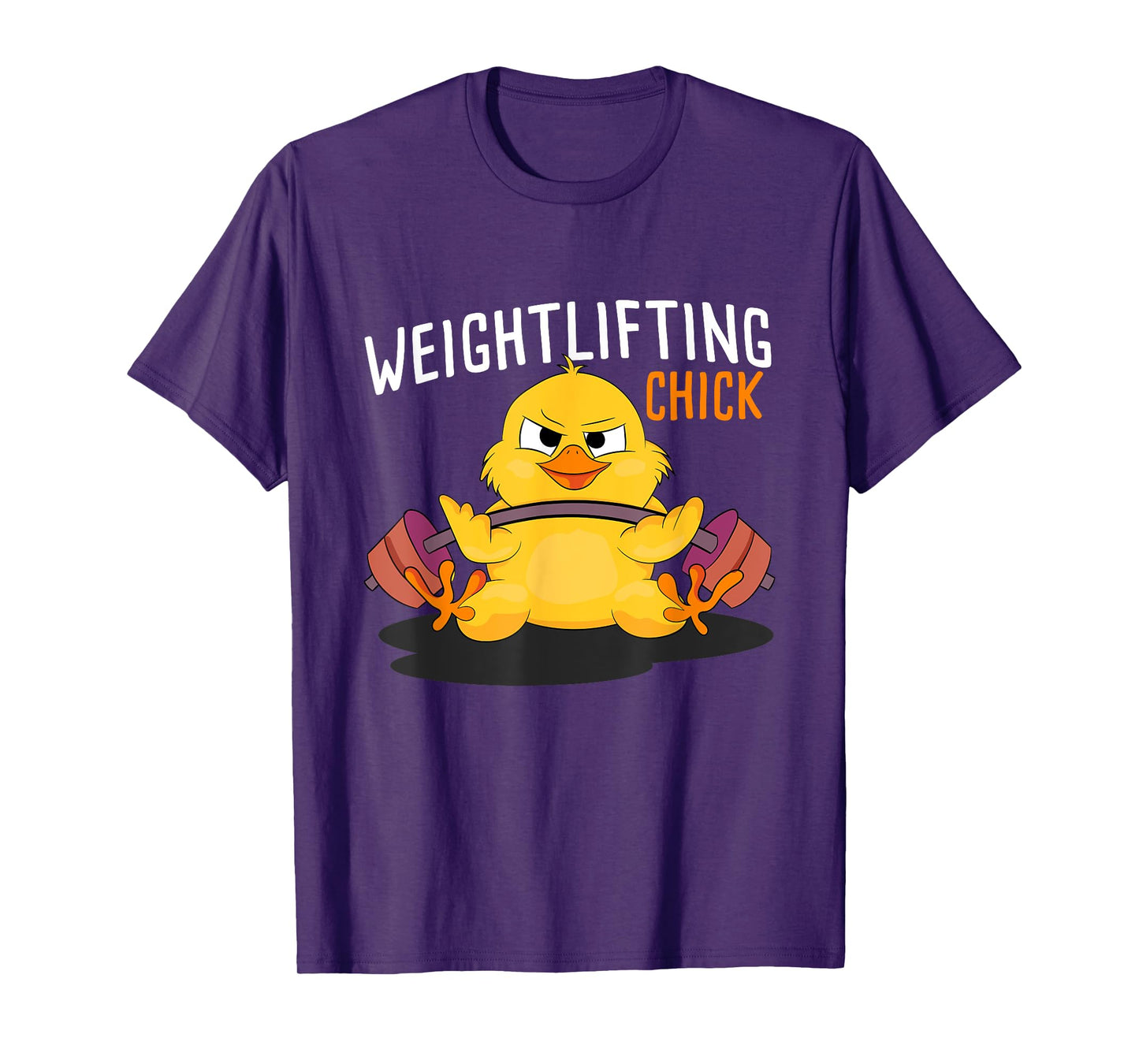 Weightlifting Chick Bodybuilding Workout Gym Women Fitness T-Shirt