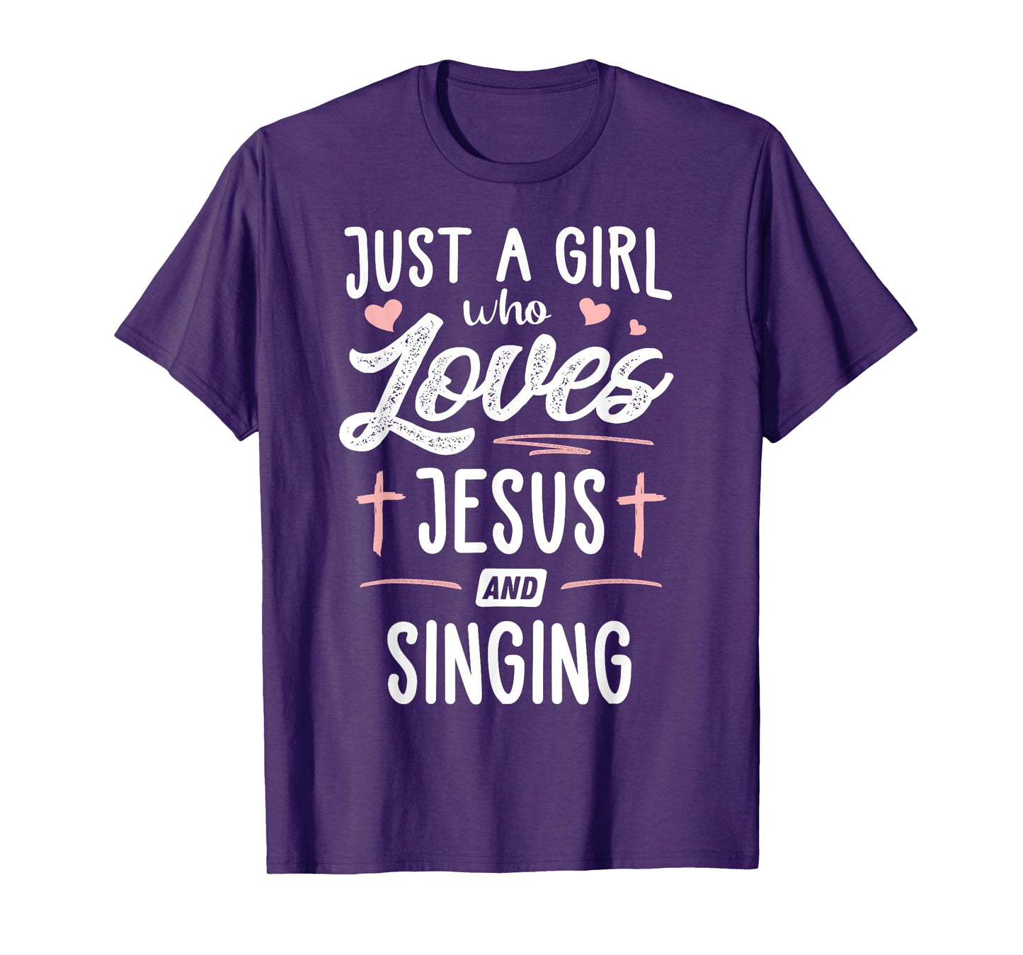 Just A Girl Who Loves Jesus And Singing Gift Women T-Shirt