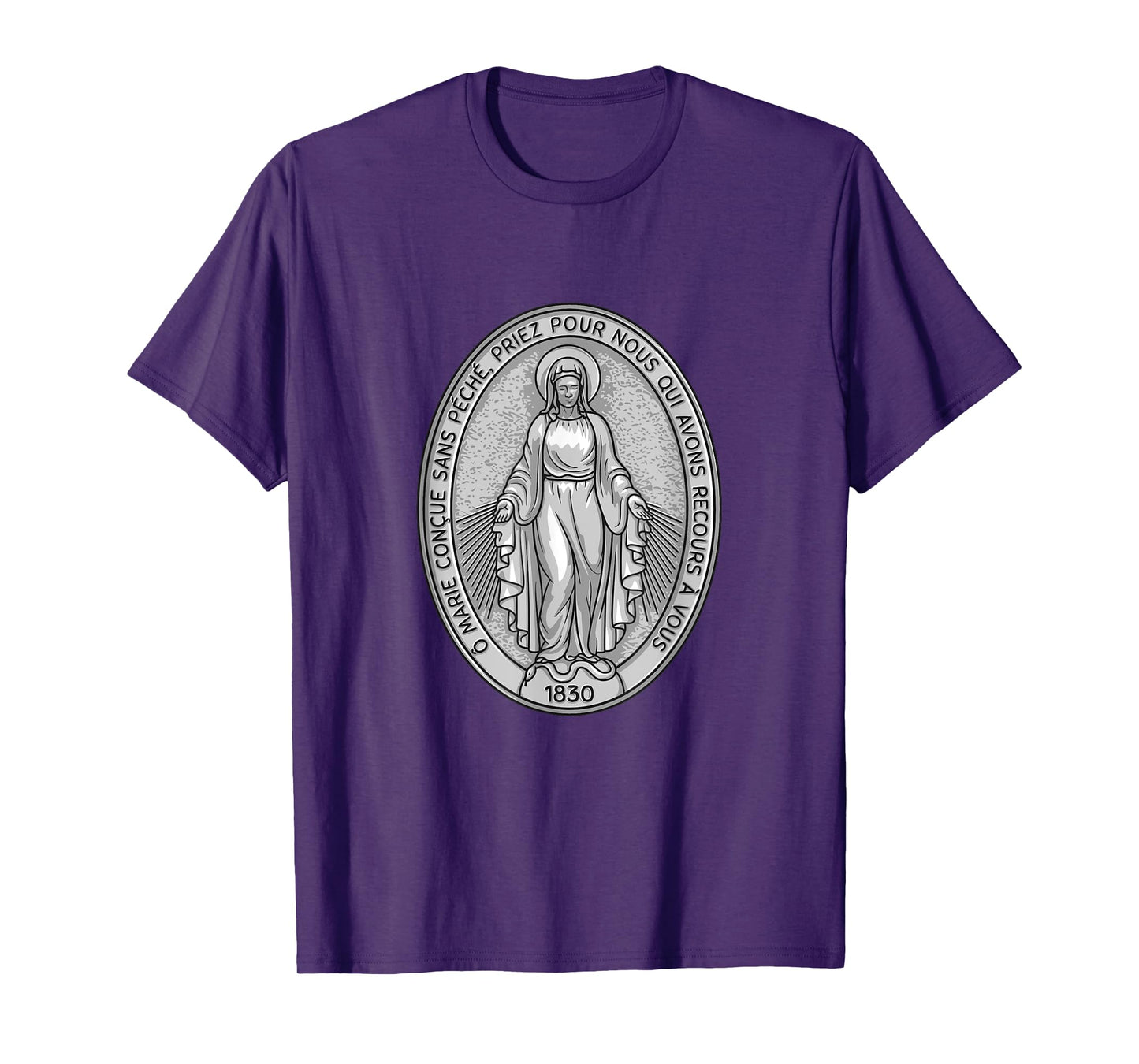 Miraculous Medal Marian Our Lady Catholic T-Shirt