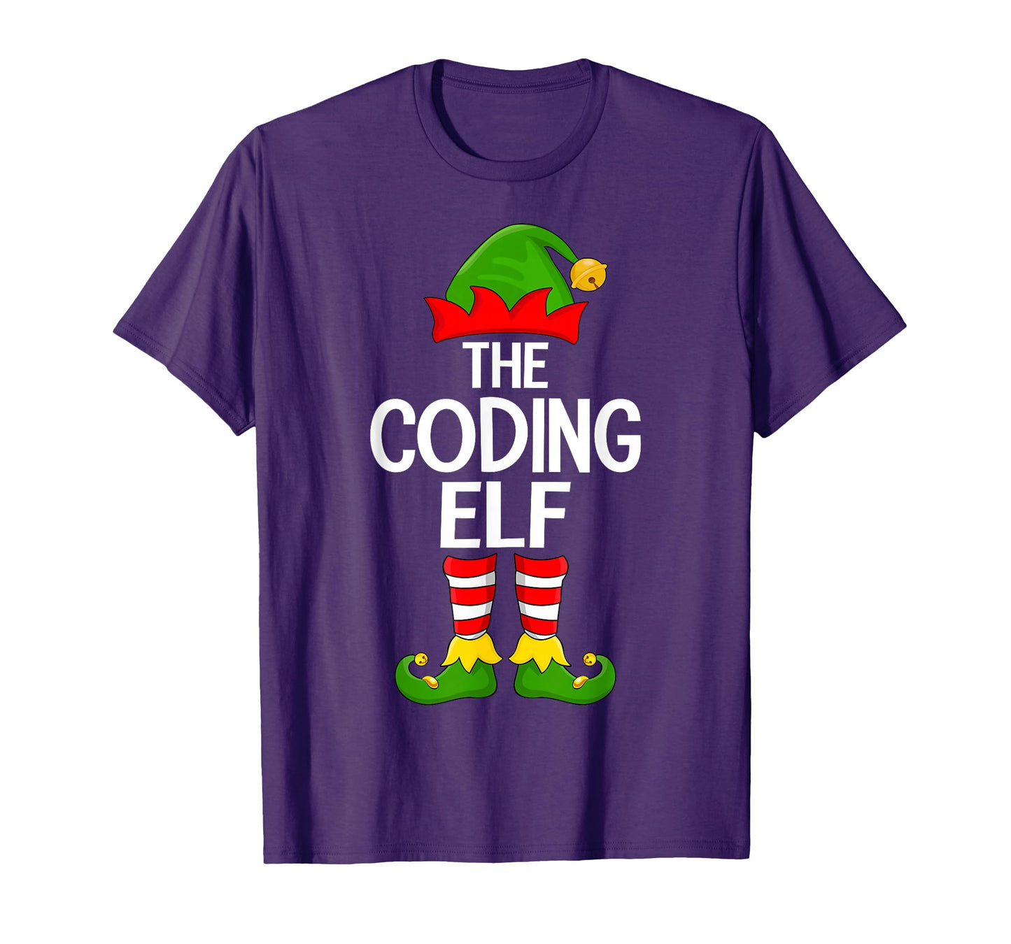 Coding Elf Xmas Matching Family Elf Squad Christmas T-Shirt