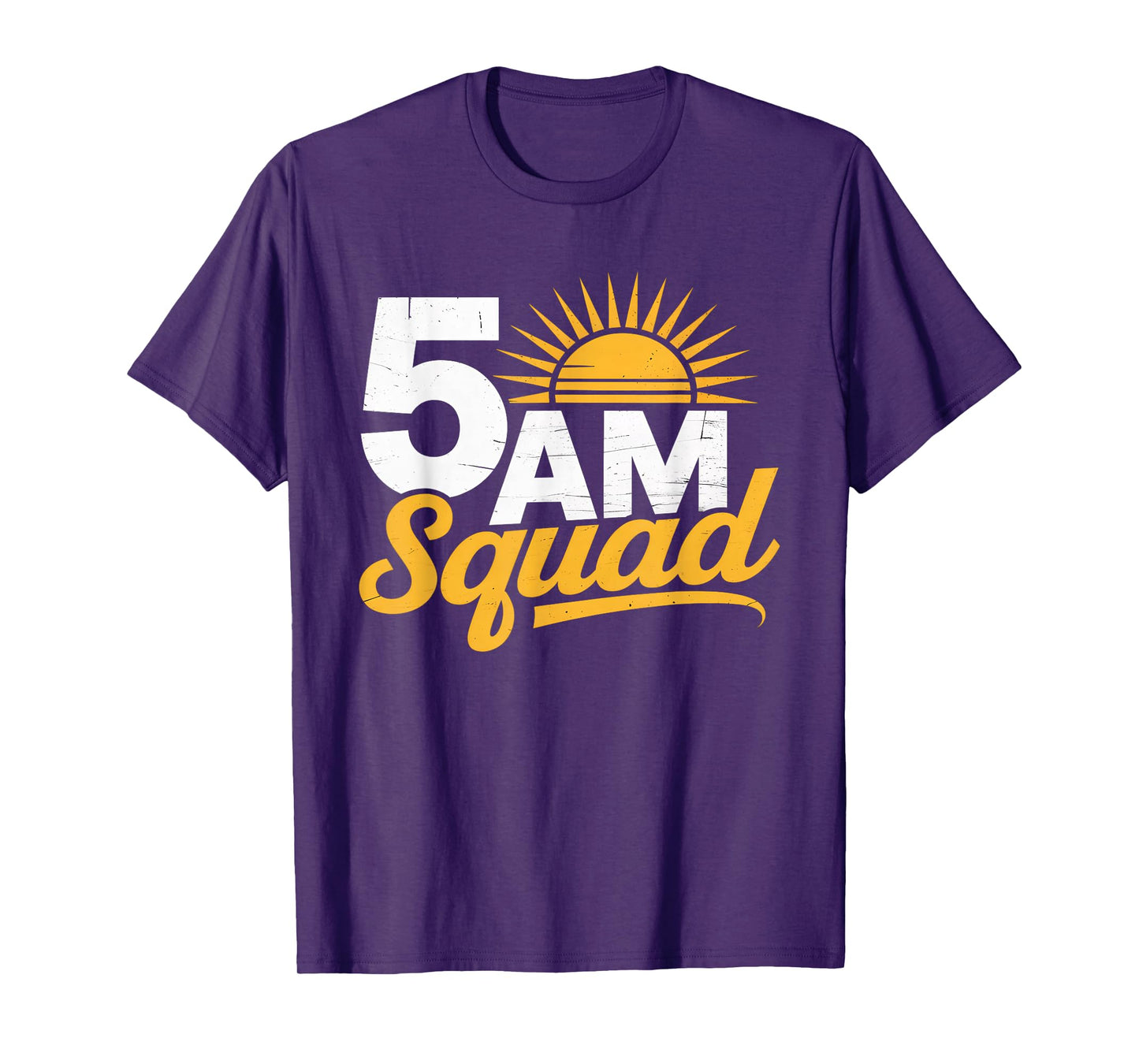 5AM Squad Workout Gym Vintage Motivation Fitness Matching T-Shirt