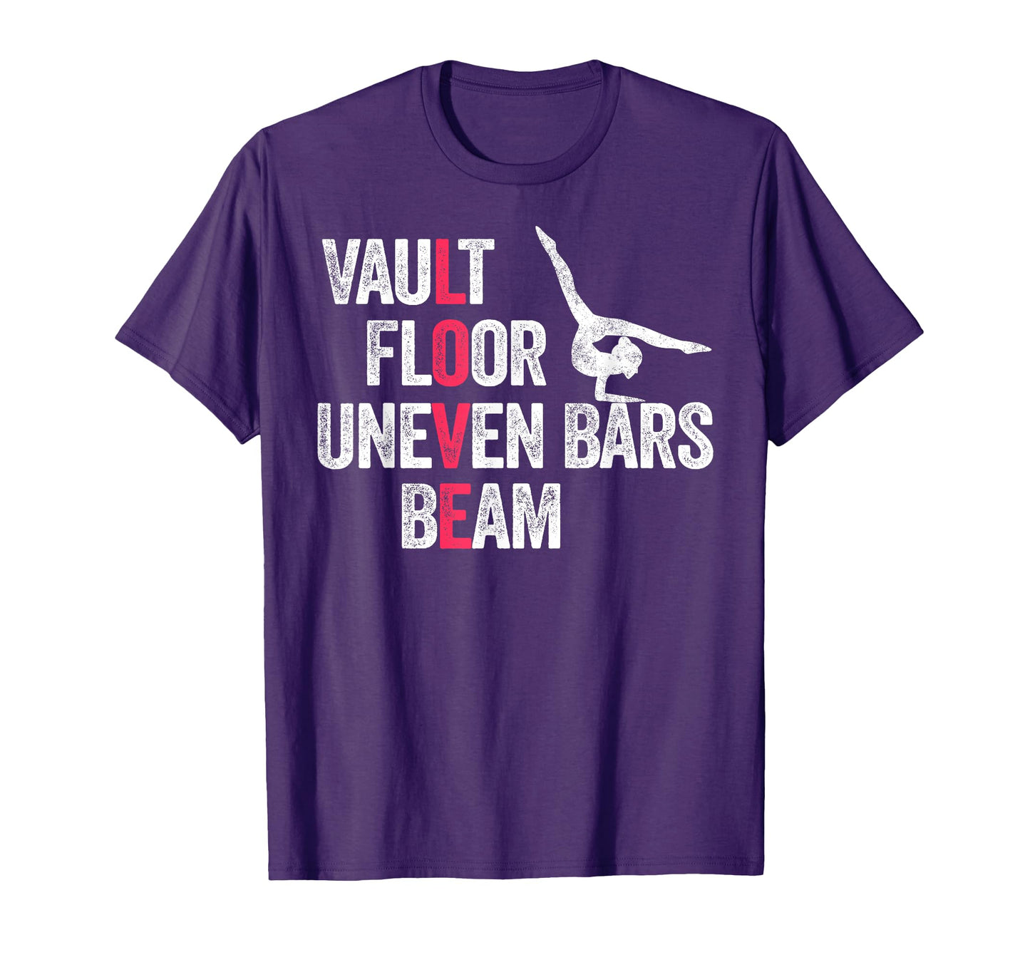 Vault Floor Uneven Bars Beam T-Shirt Gymnastics Gymnast Gift T-Shirt
