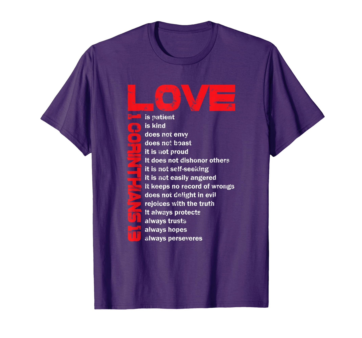 Love Is Patient 1 Corinthians 13 Gift for Christian T-Shirt