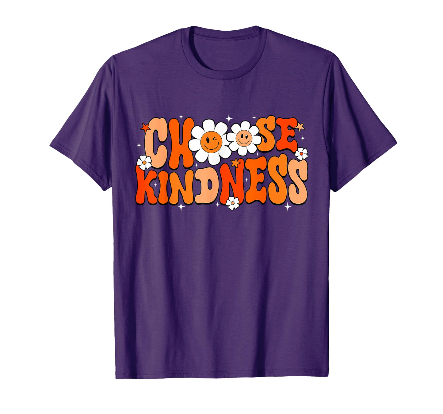 Choose Kindness Shirt Retro Be Kind Inspirational Unity Day T-Shirt