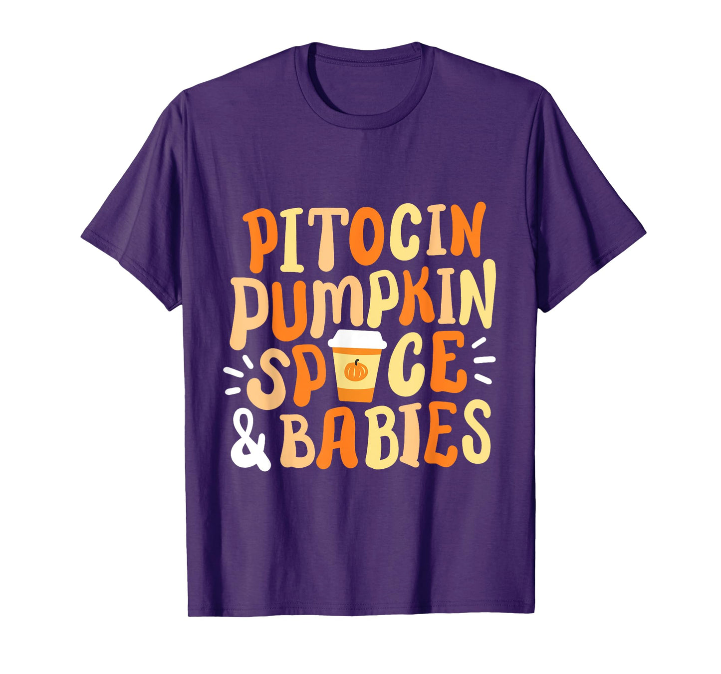 Halloween Labor And Delivery L&D Nurse Fall Pumpkins Midwife T-Shirt
