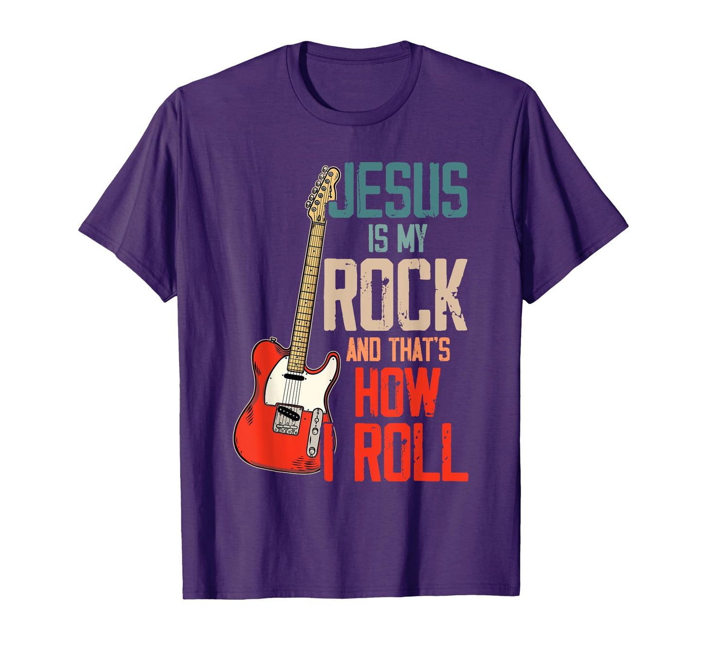 Jesus Is My Rock And That Is How I Roll Christian T-Shirt