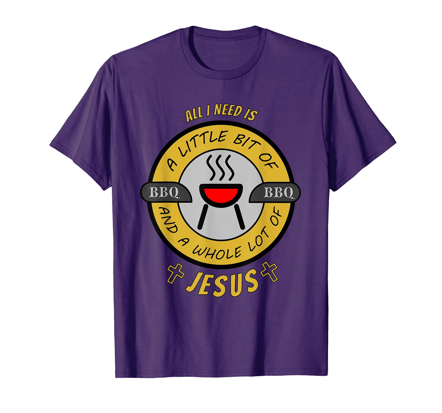 WHOLE LOT OF JESUS SUMMER BBQ CHEF CHURCH PARTY FUN COOKING T-Shirt