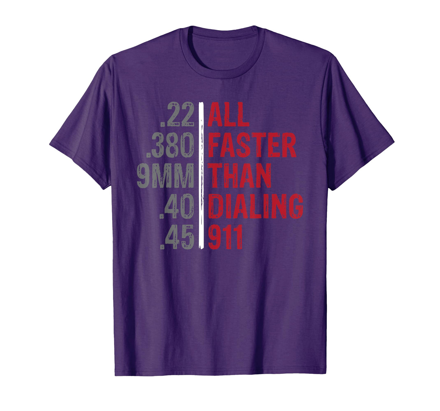 Emergency Tee All Faster Than Dialing 911 Unisex Adult Black Modern Classic Collarless T-Shirt