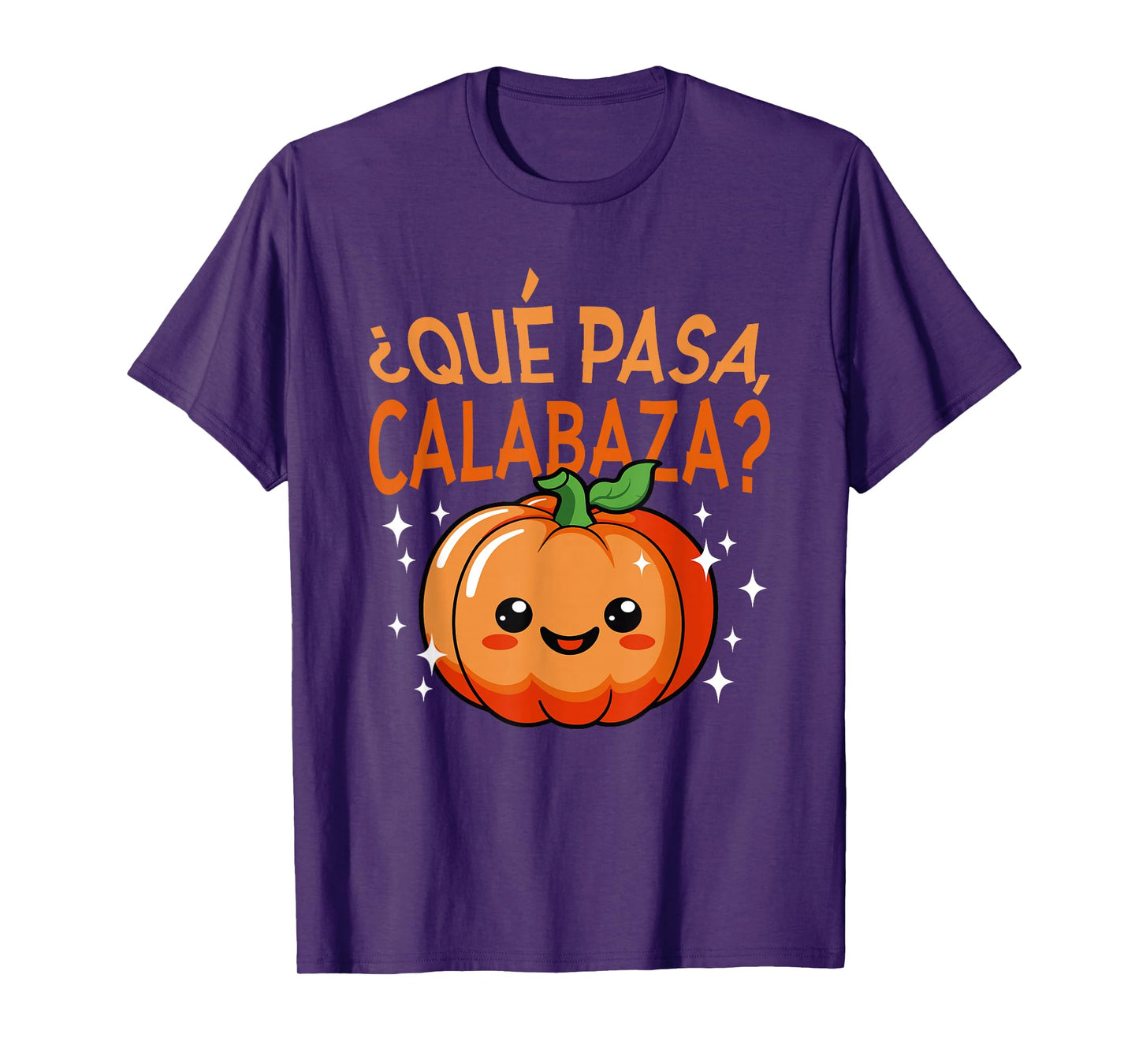 Qué Pasa Calabaza Mexican Meastra Spanish Teacher Halloween T-Shirt