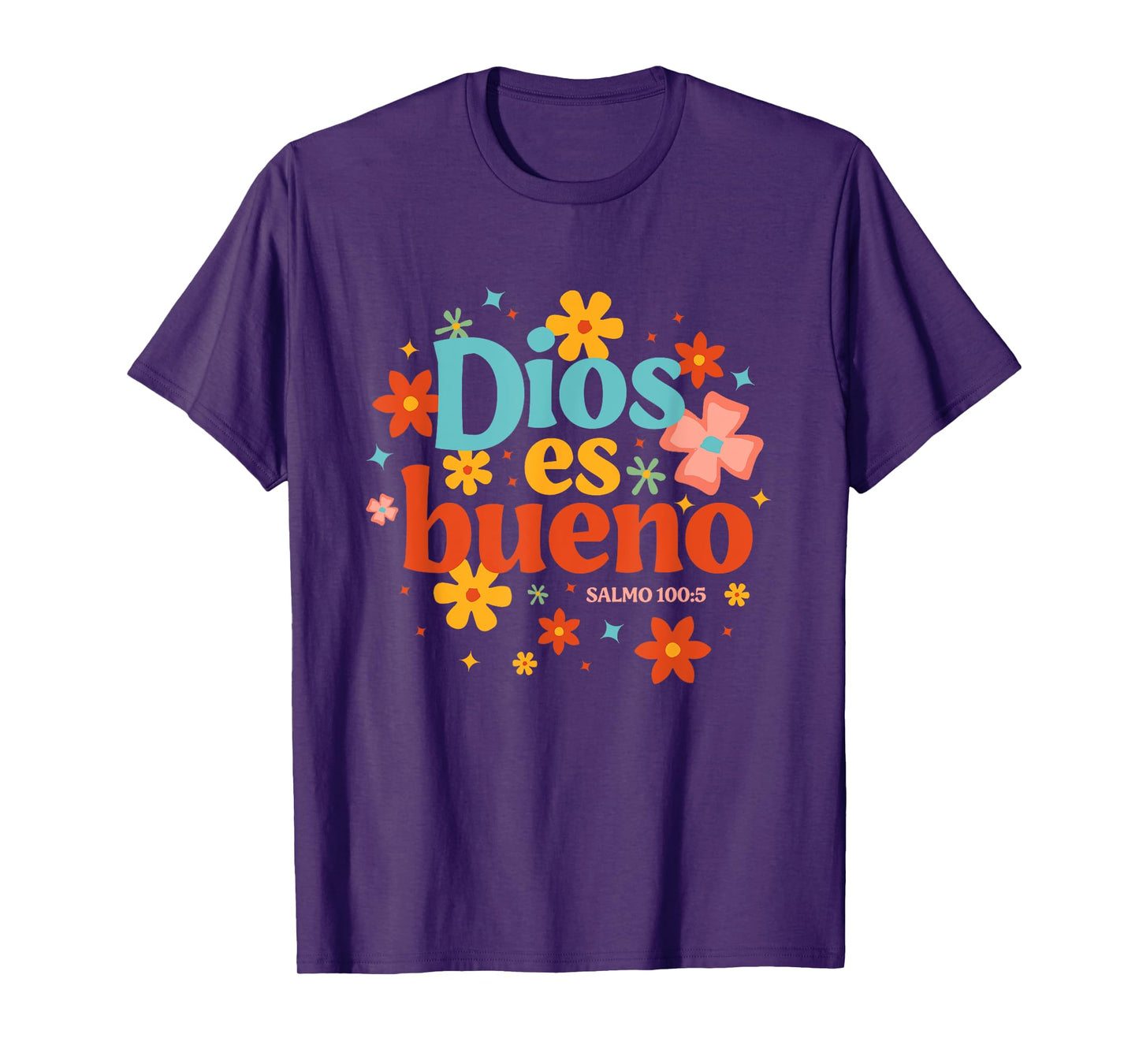 Dios Es Bueno Spanish Christian Jesus God Bible Religious T-Shirt