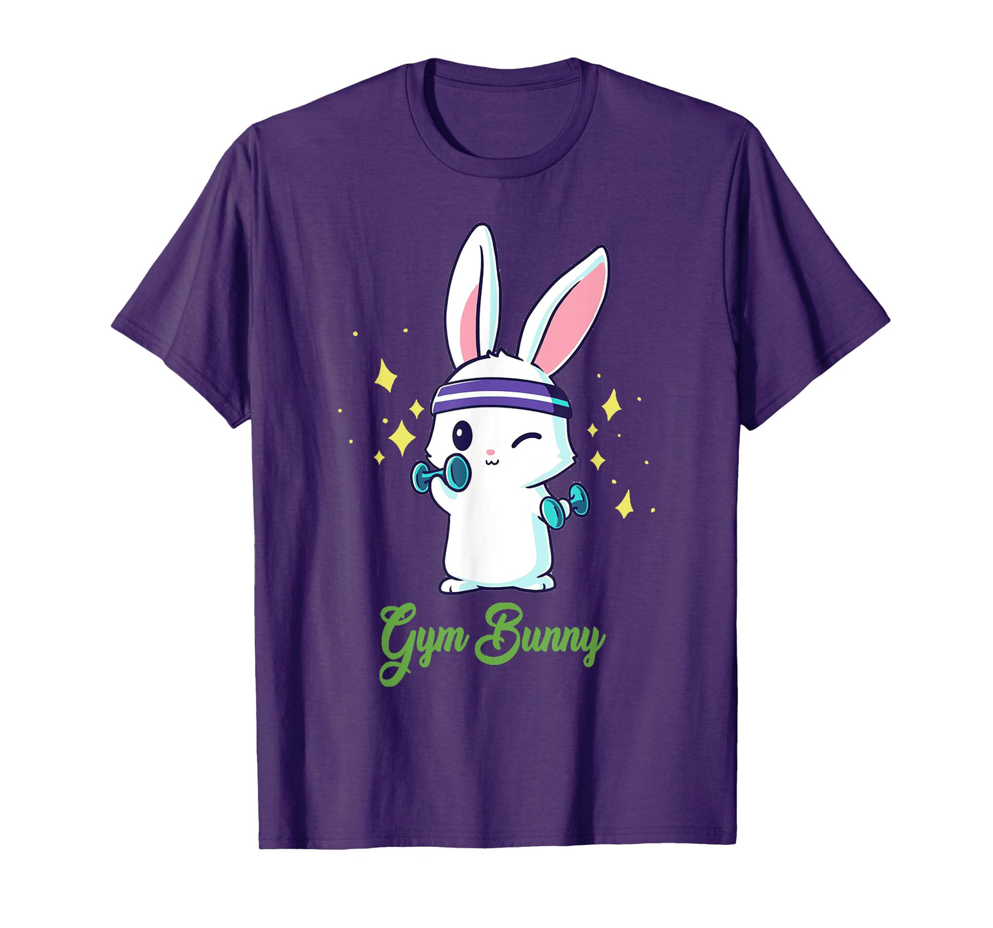 Gym Bunny Unisex Fitness Rabbit Lover Gym Workout T-Shirt T-Shirt